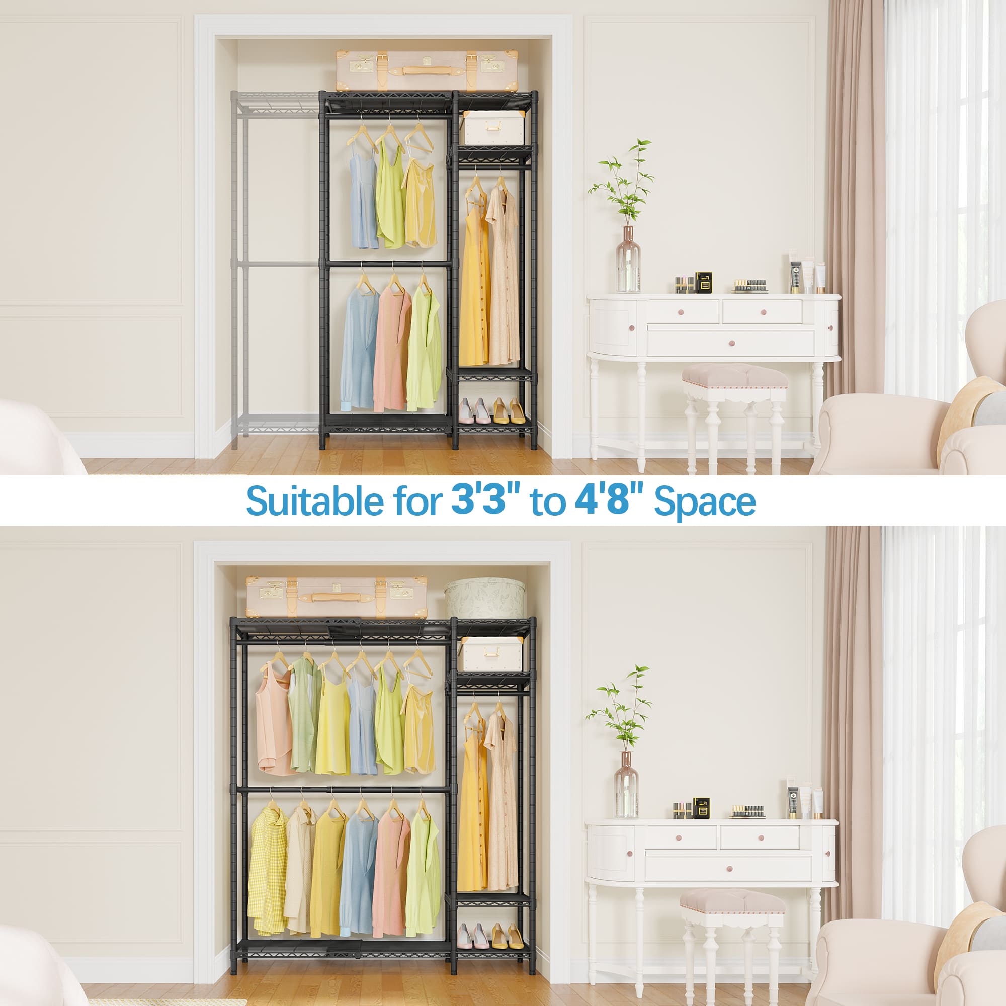 VIPEK X2 Expandable Garment Rack