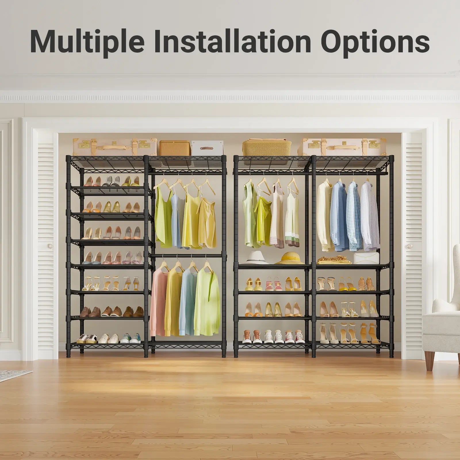 VIPEK S2 Clothes Rack with Shoe Storage