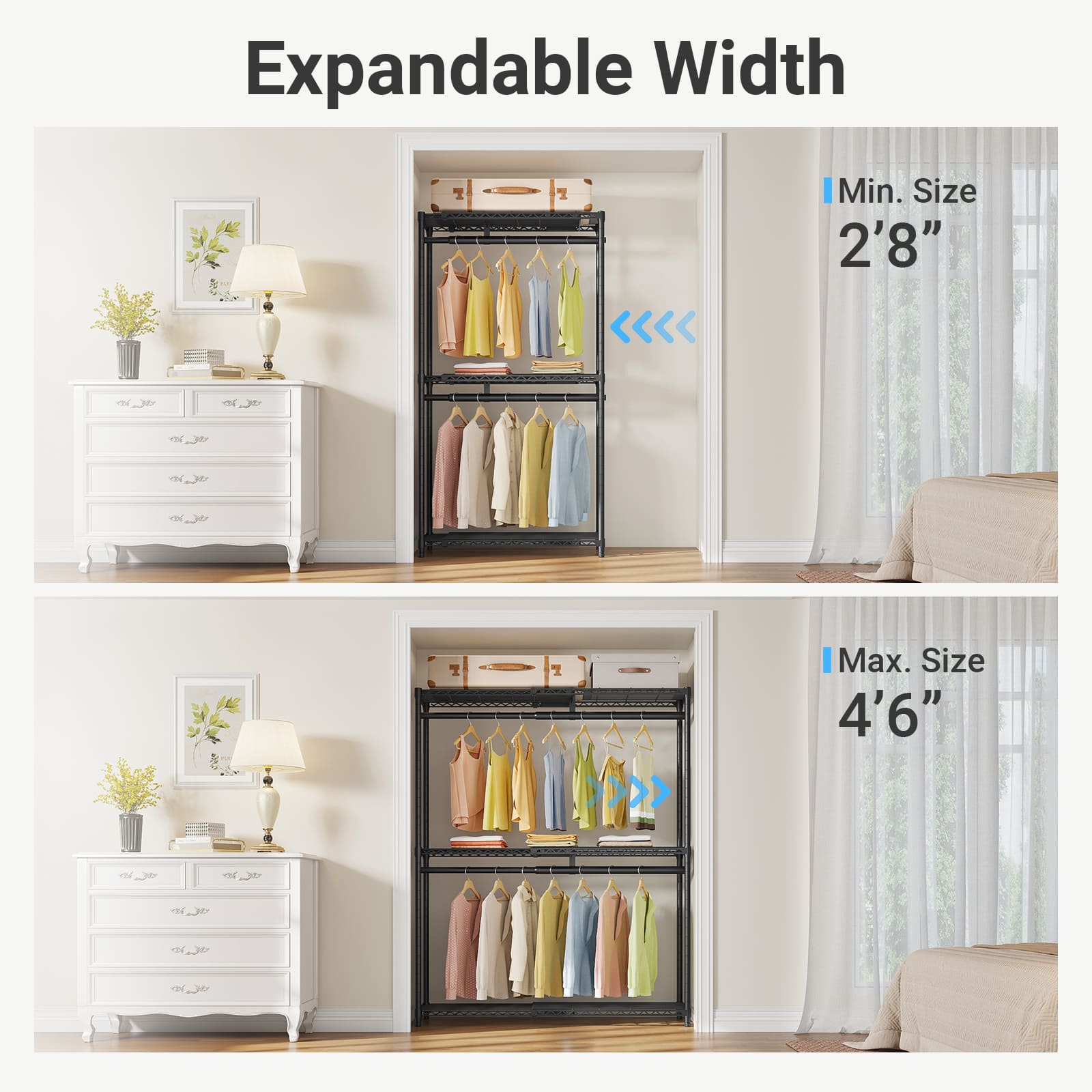 VIPEK X1 Expandable Clothes Rack