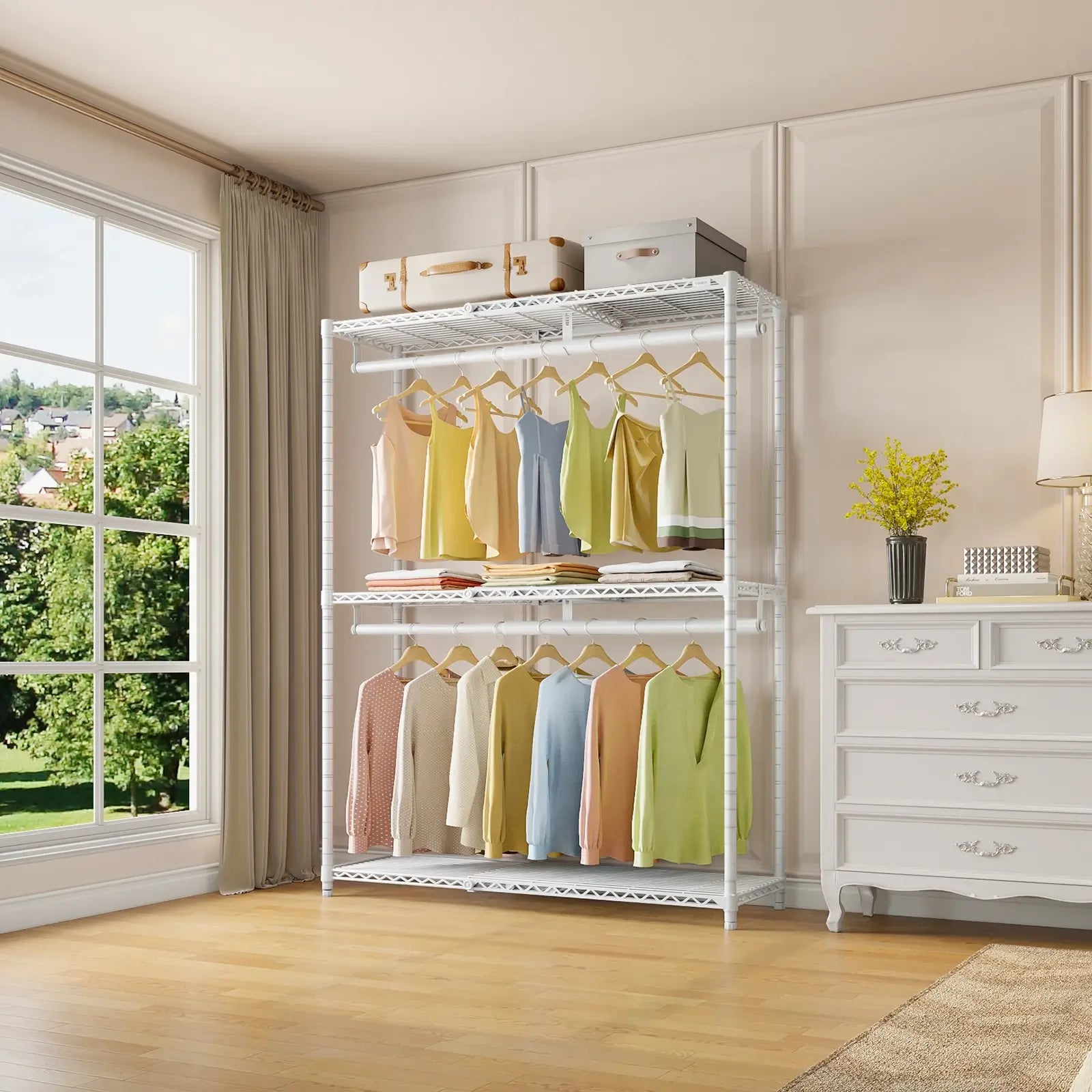 VIPEK X1 Plus Expandable Clothes Rack, White
