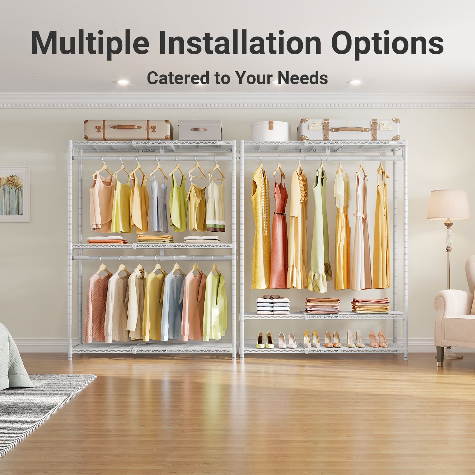 VIPEK X1 Plus Expandable Clothes Rack - White