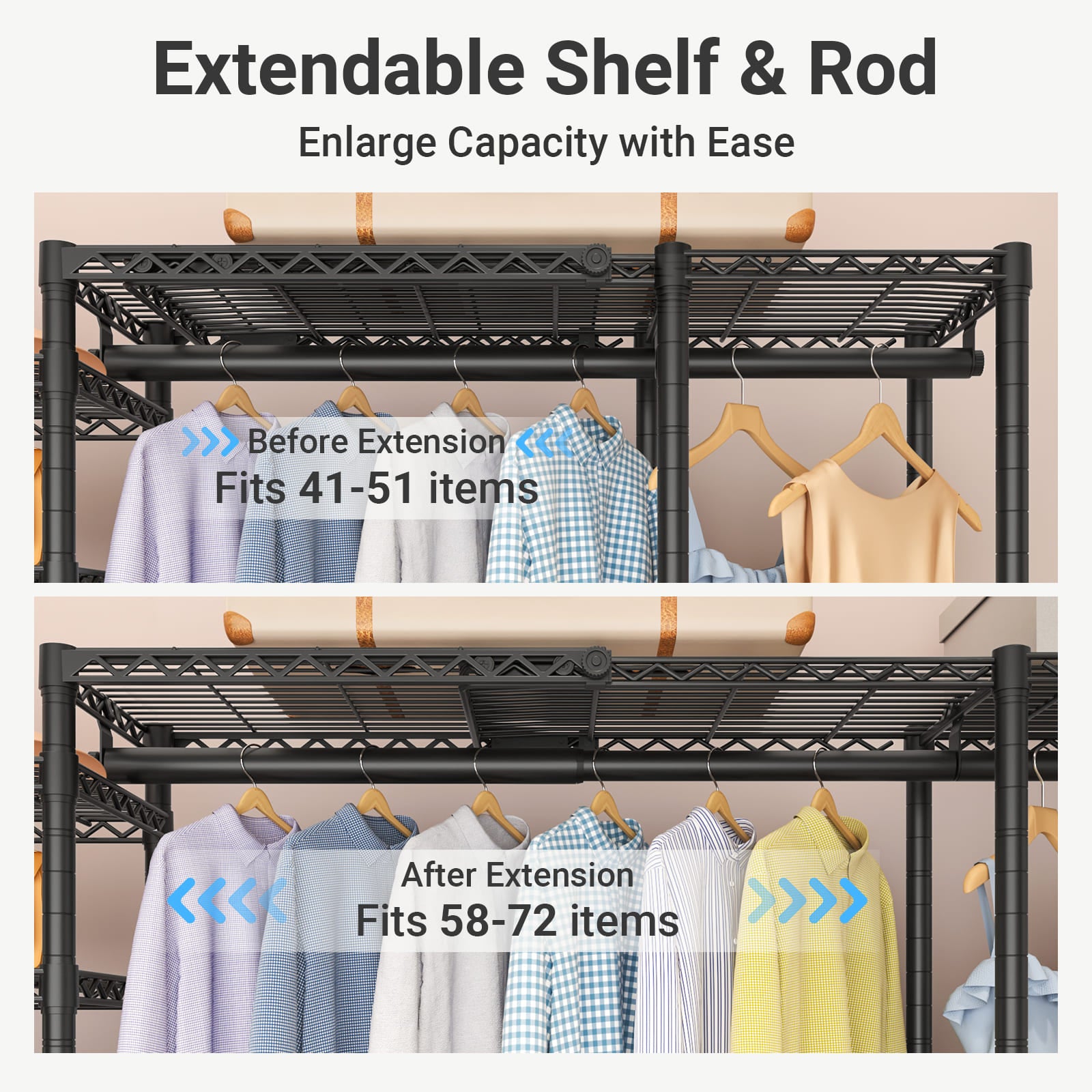 VIPEK X5 Expandable Clothes Rack