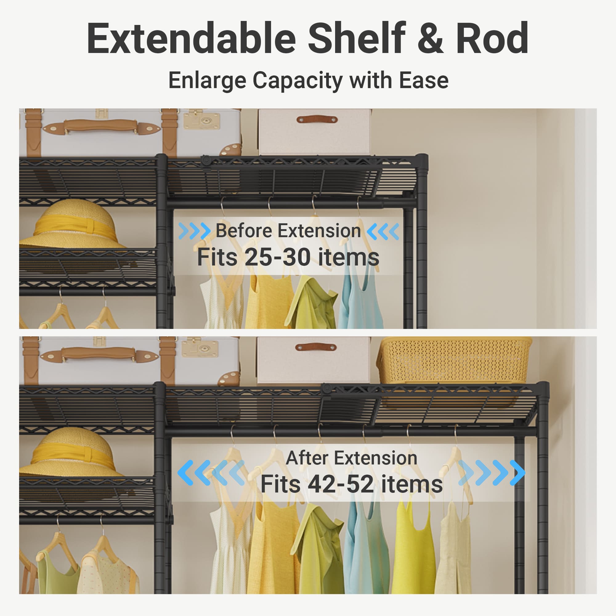 VIPEK X20 Expandable Clothes Rack