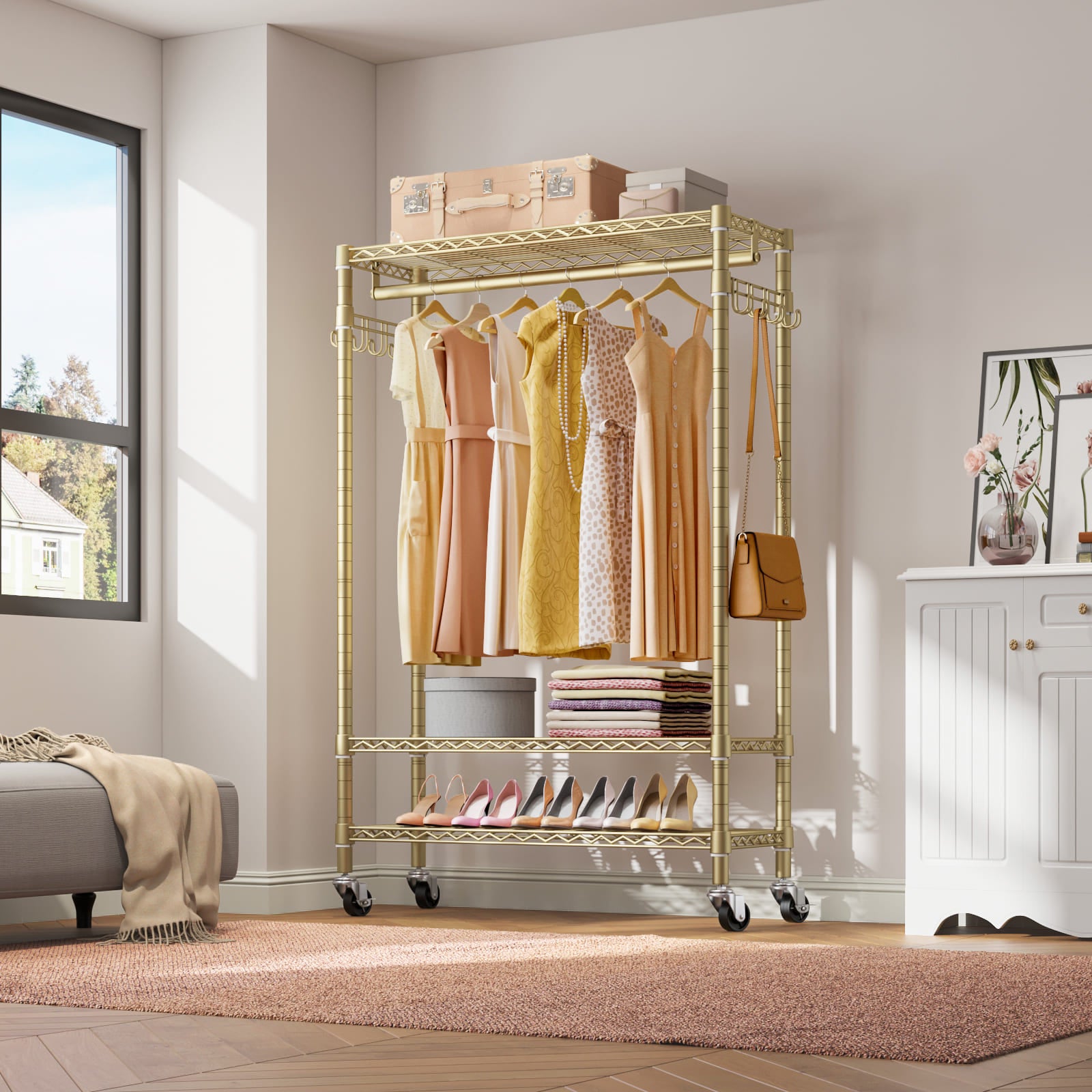 VIPEK R1 Rolling Clothes Rack