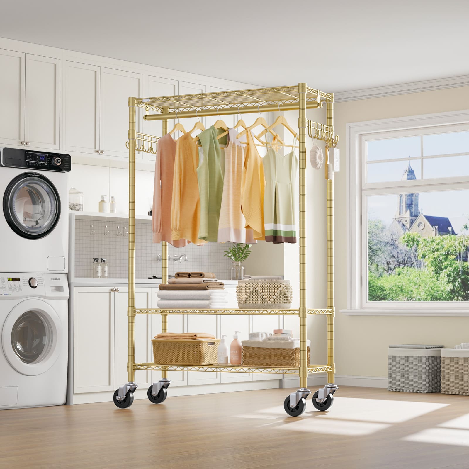 VIPEK R3 Rolling Clothes Rack