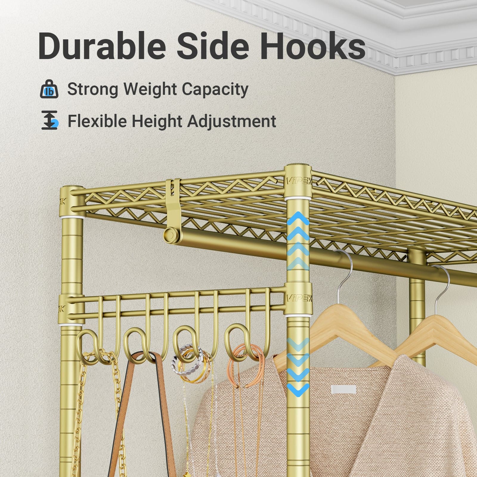 VIPEK R1 Rolling Clothes Rack