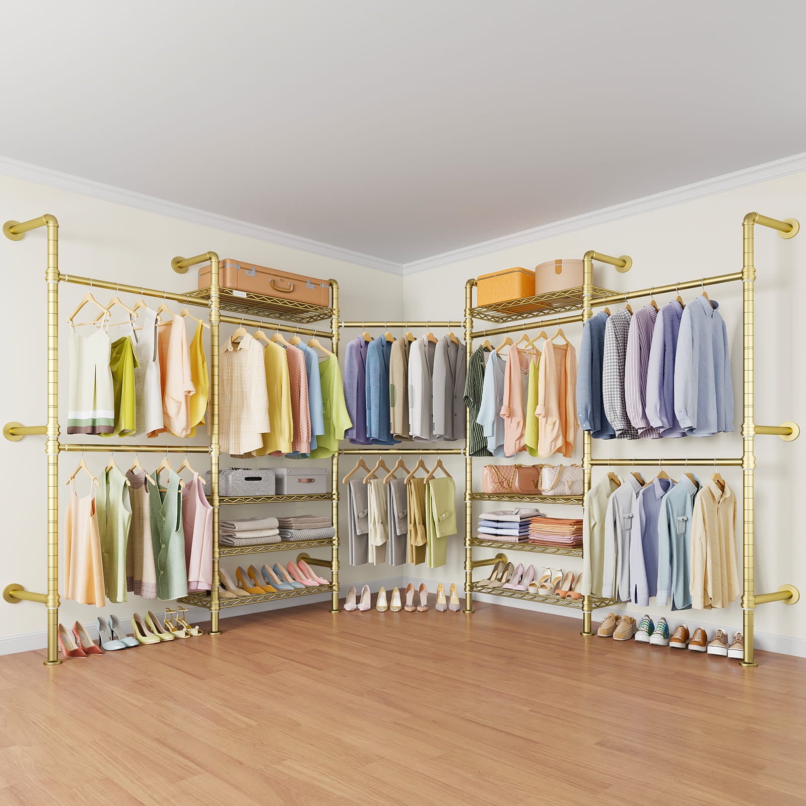 Timate L5 Wall Mounted Expandable Clothes Rack