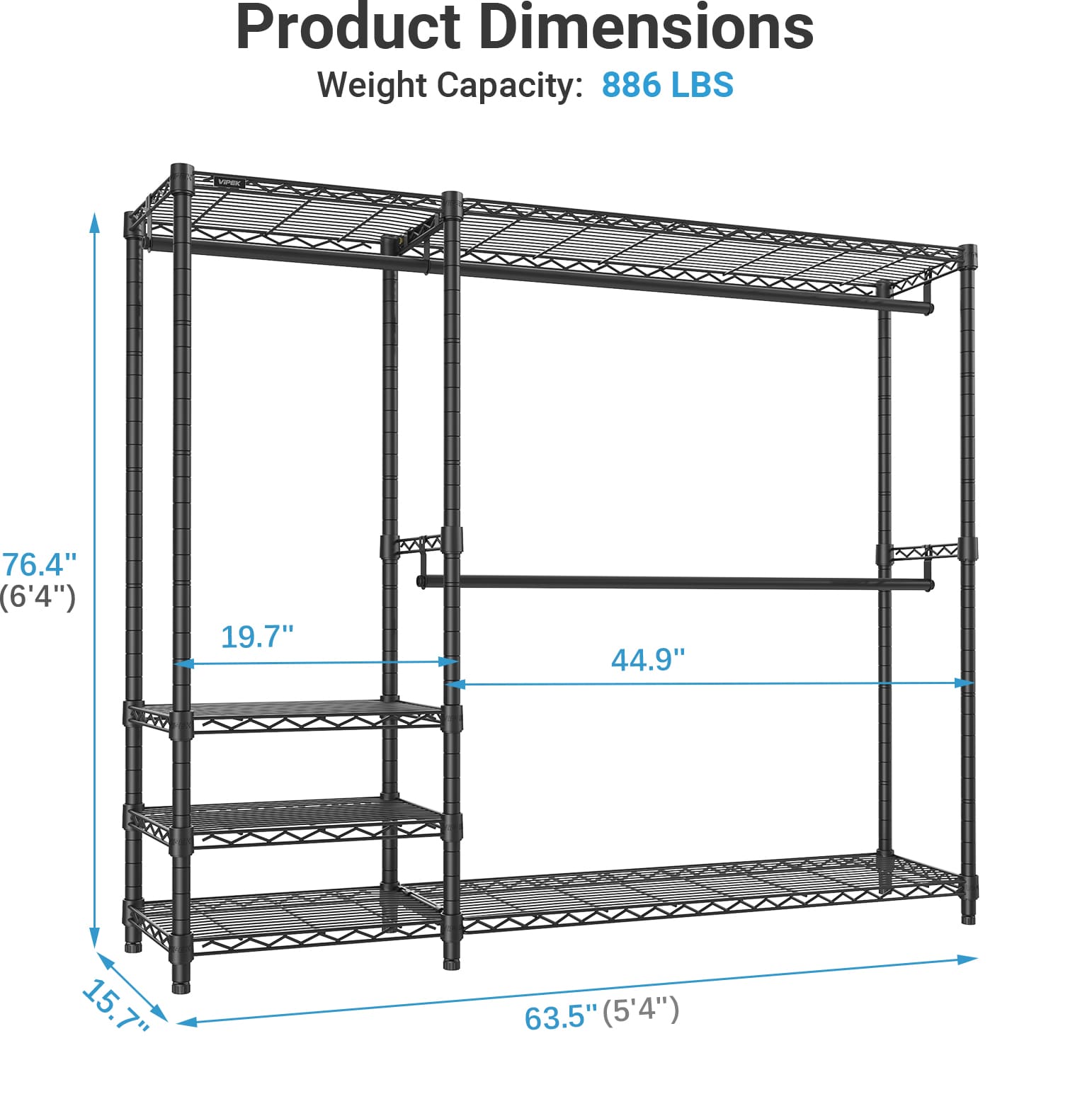 VIPEK V2S Clothes Rack