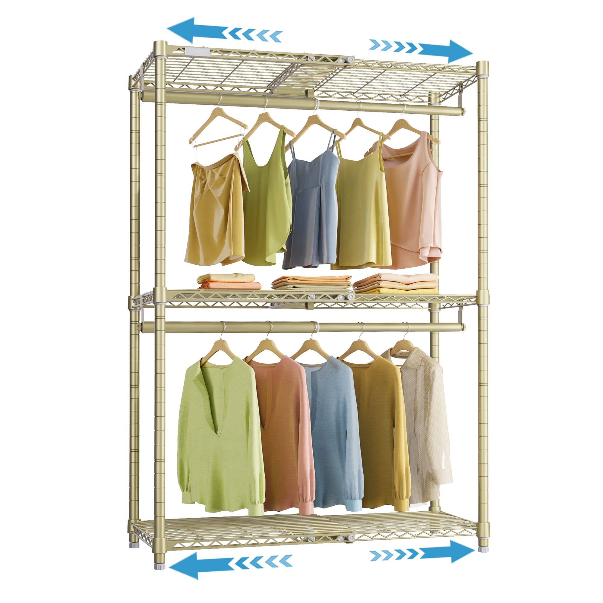 VIPEK X1 Expandable Clothes Rack - Gold