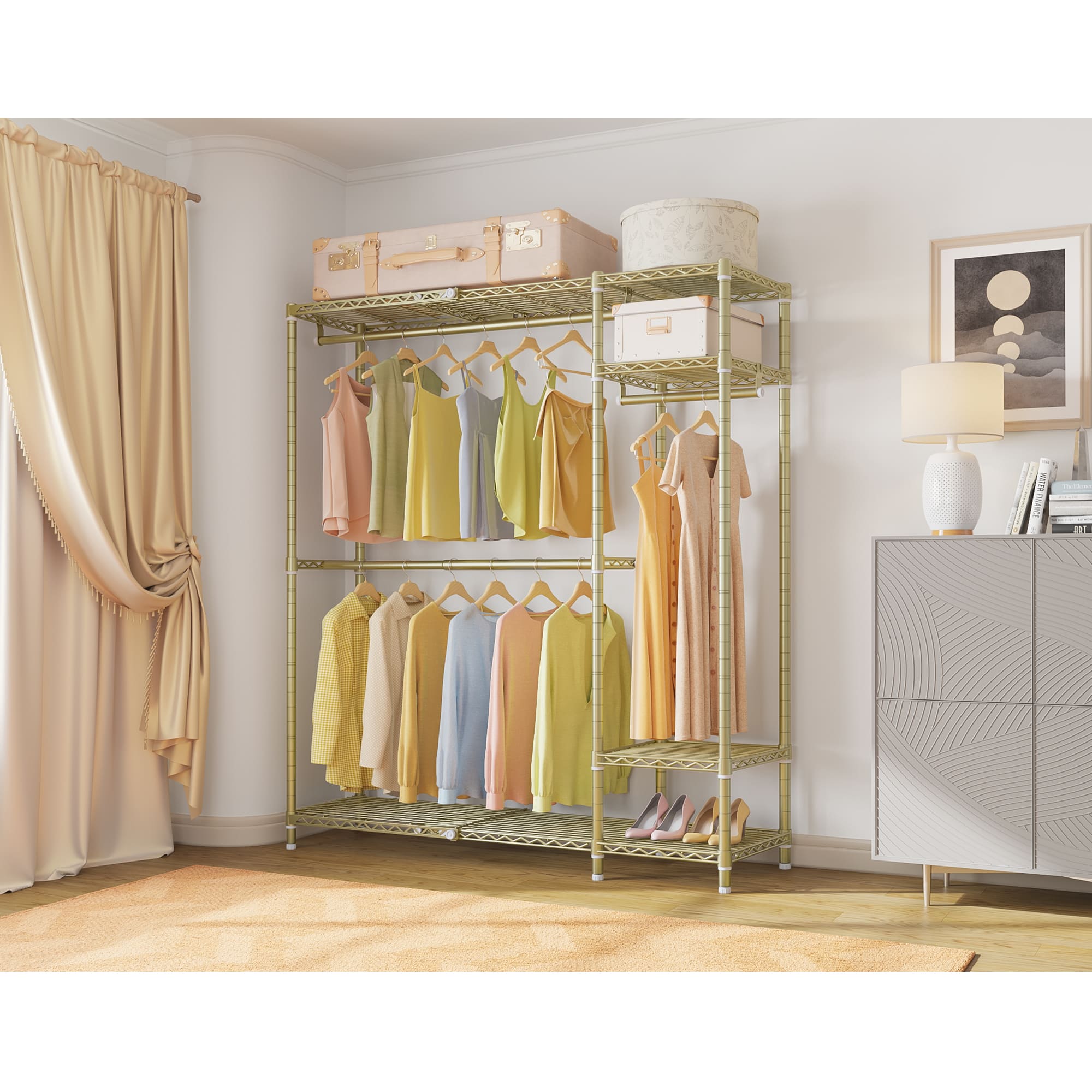 VIPEK X20 Expandable Clothes Rack - Gold