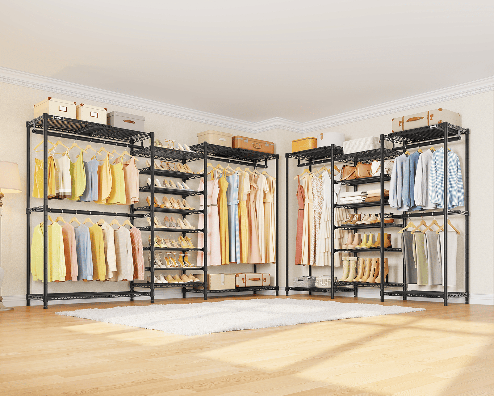 VIPEK S3X Expandable Clothes Rack with Shoe Storage
