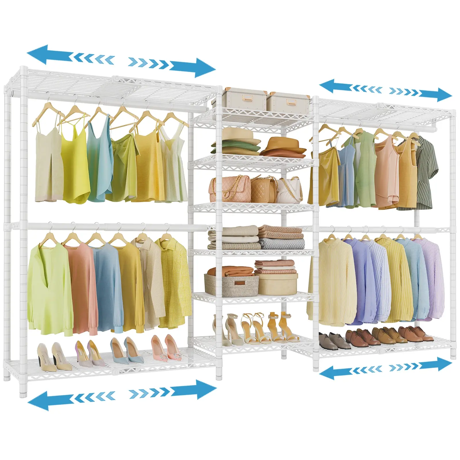 VIPEK X3 Plus Expandable Clothes Rack, White