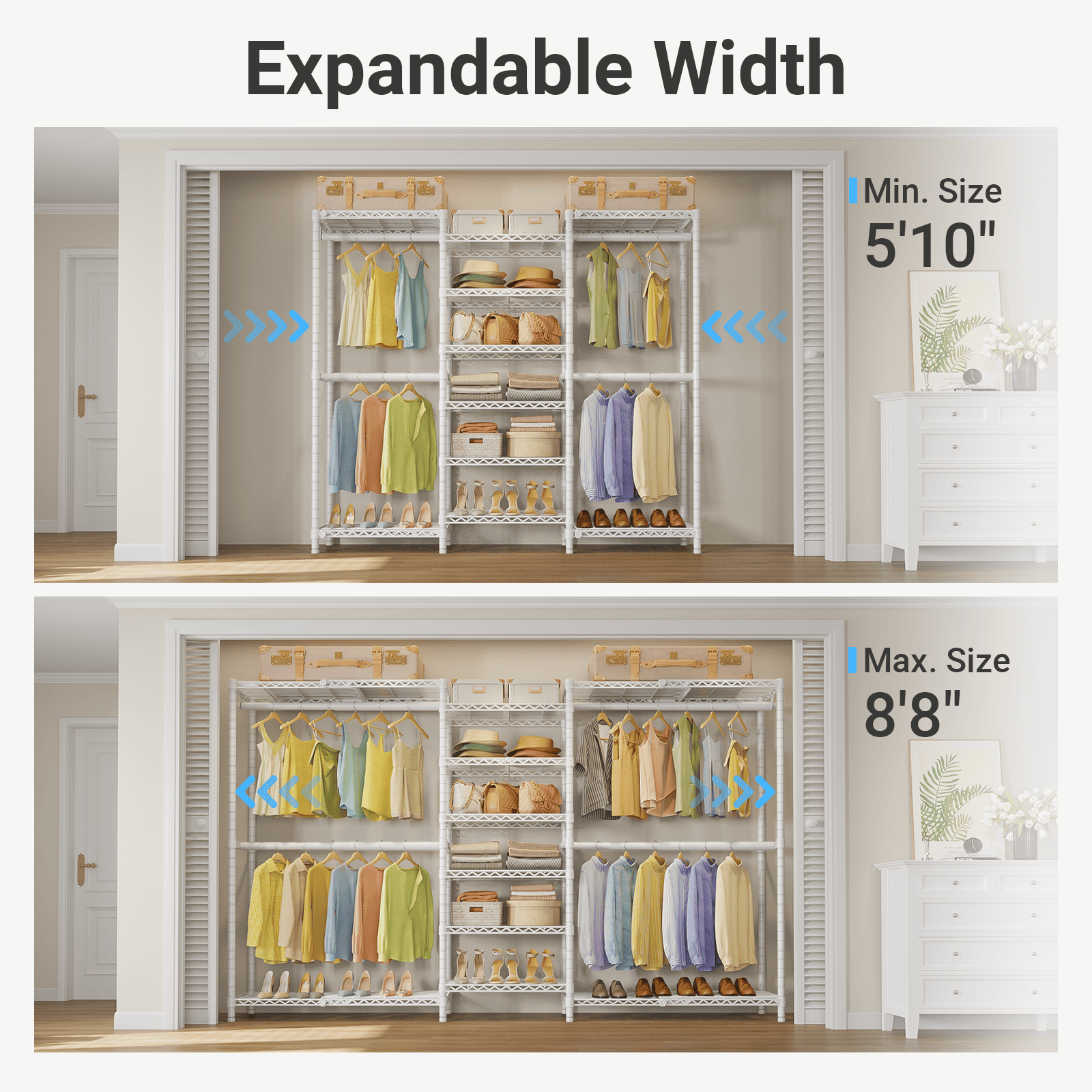 VIPEK X3 Expandable Clothes Rack