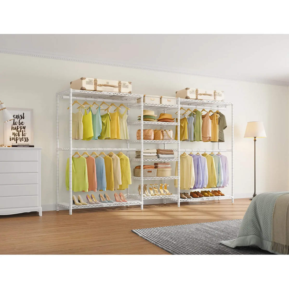 VIPEK X3 Plus Expandable Clothes Rack, White