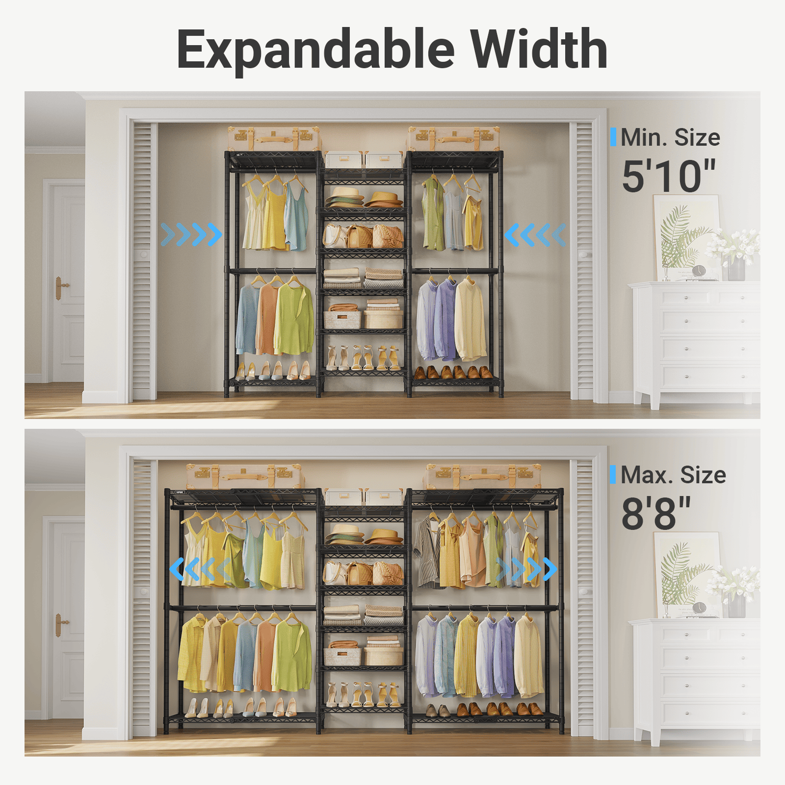 VIPEK X3 Expandable Clothes Rack