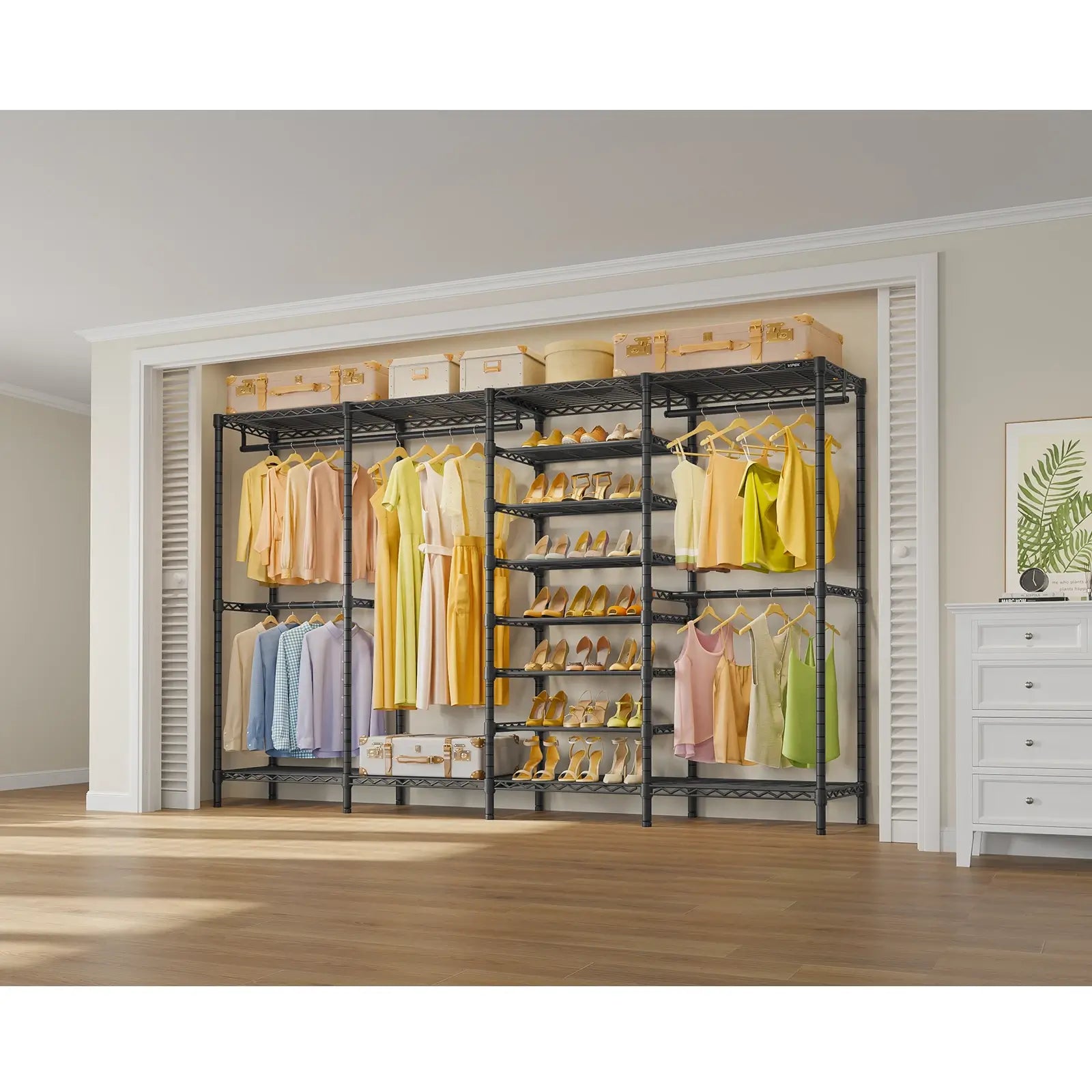 VIPEK S4 Clothes Rack with Shoe Storage