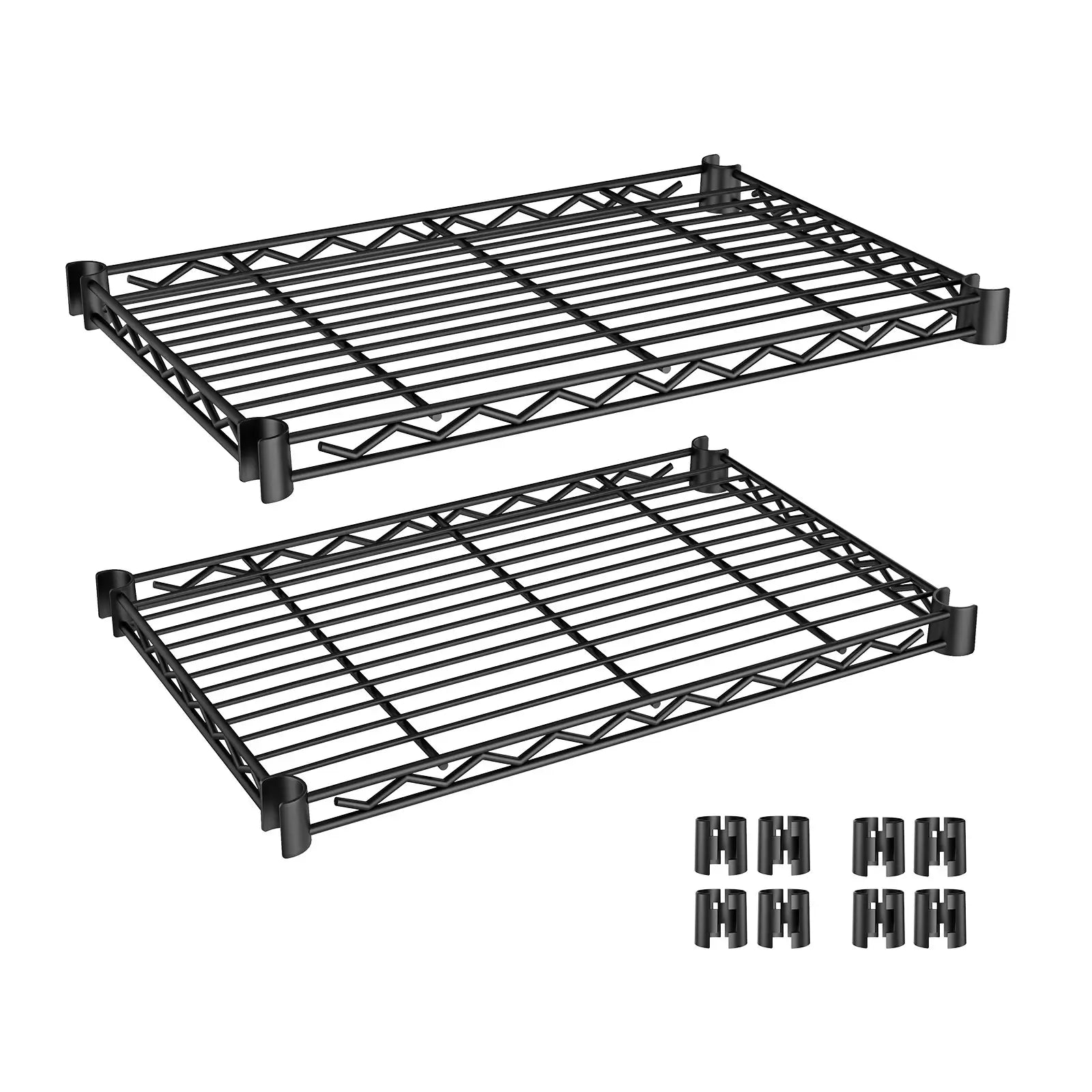 VIPEK 23.6" x 15.7" Shelf for V1 Medium, V5, V5i, V10, S1, S3 Clothes Rack Clothes Rack, 2Pack - Black