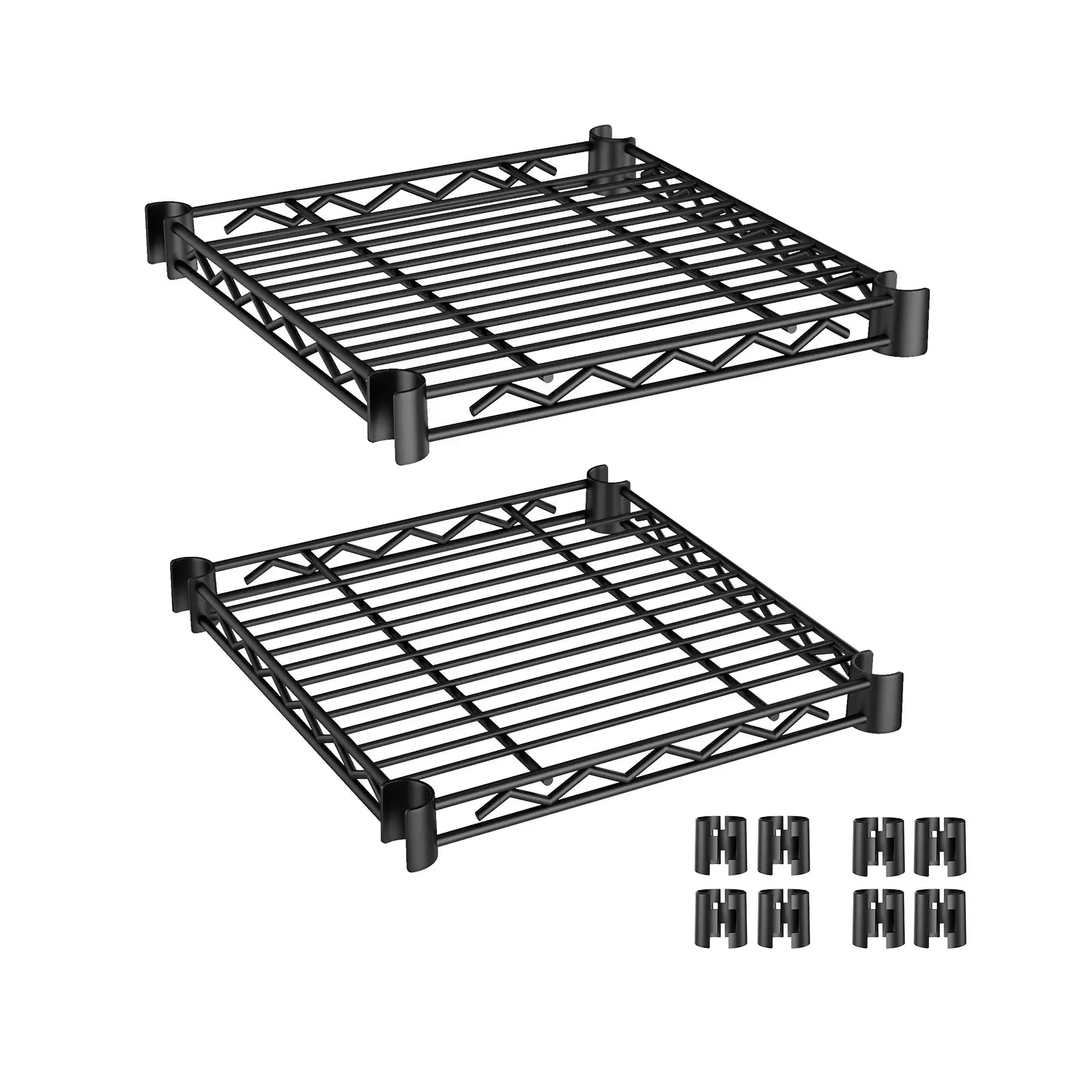 VIPEK 13.8" x 15.7" Shelf for V7 Clothes Rack, 2Pack - Black