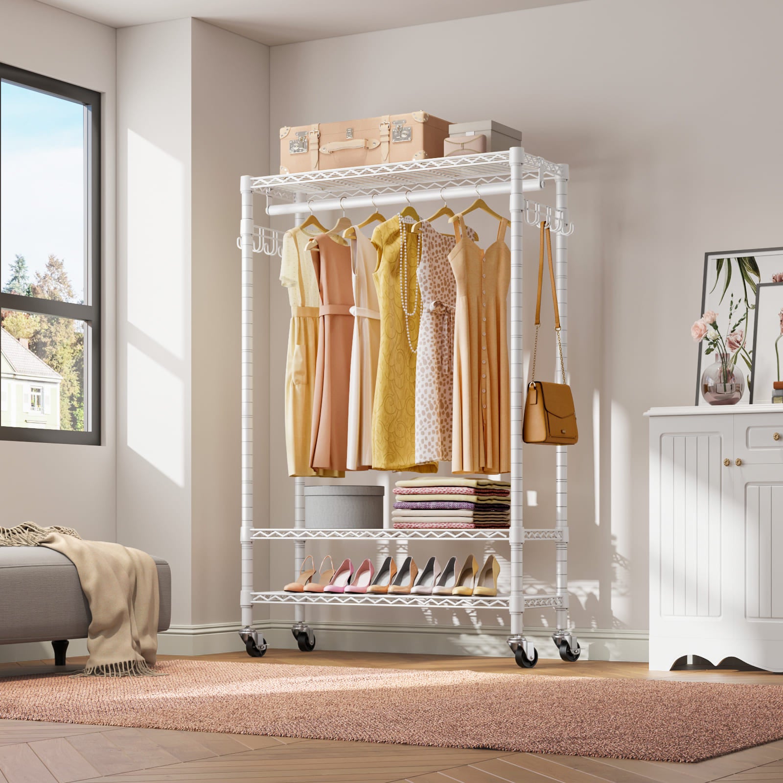 VIPEK R1 Rolling Clothes Rack