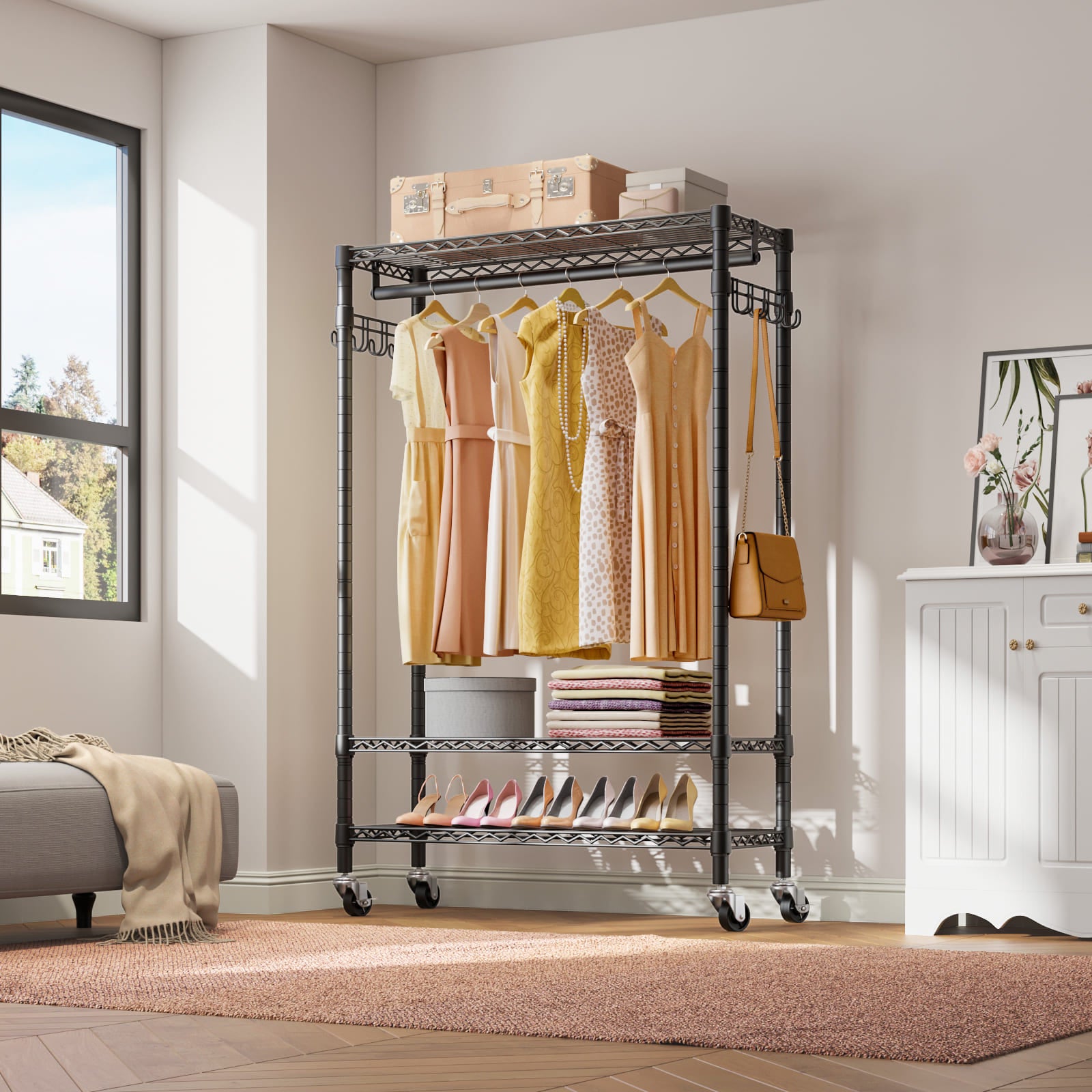 VIPEK R1 Rolling Clothes Rack