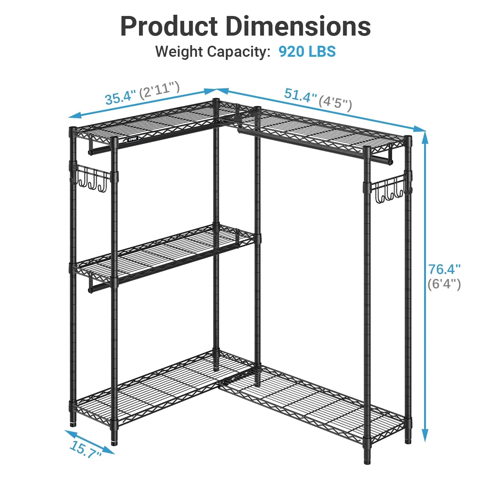 VIPEK L4 Plus Clothes Rack