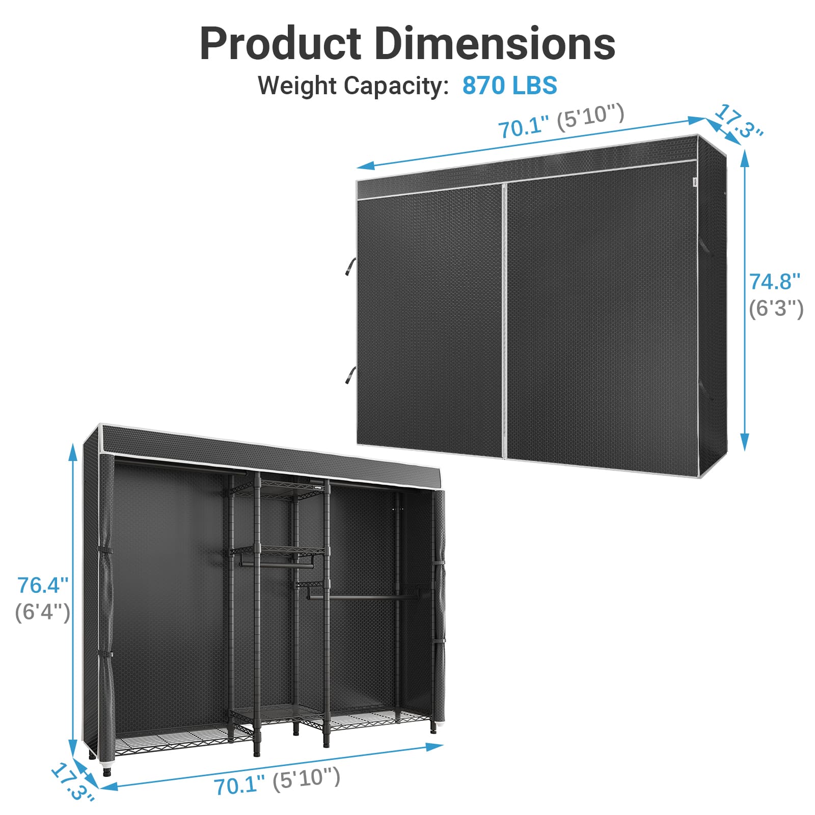 VIPEK V6C Clothes Rack