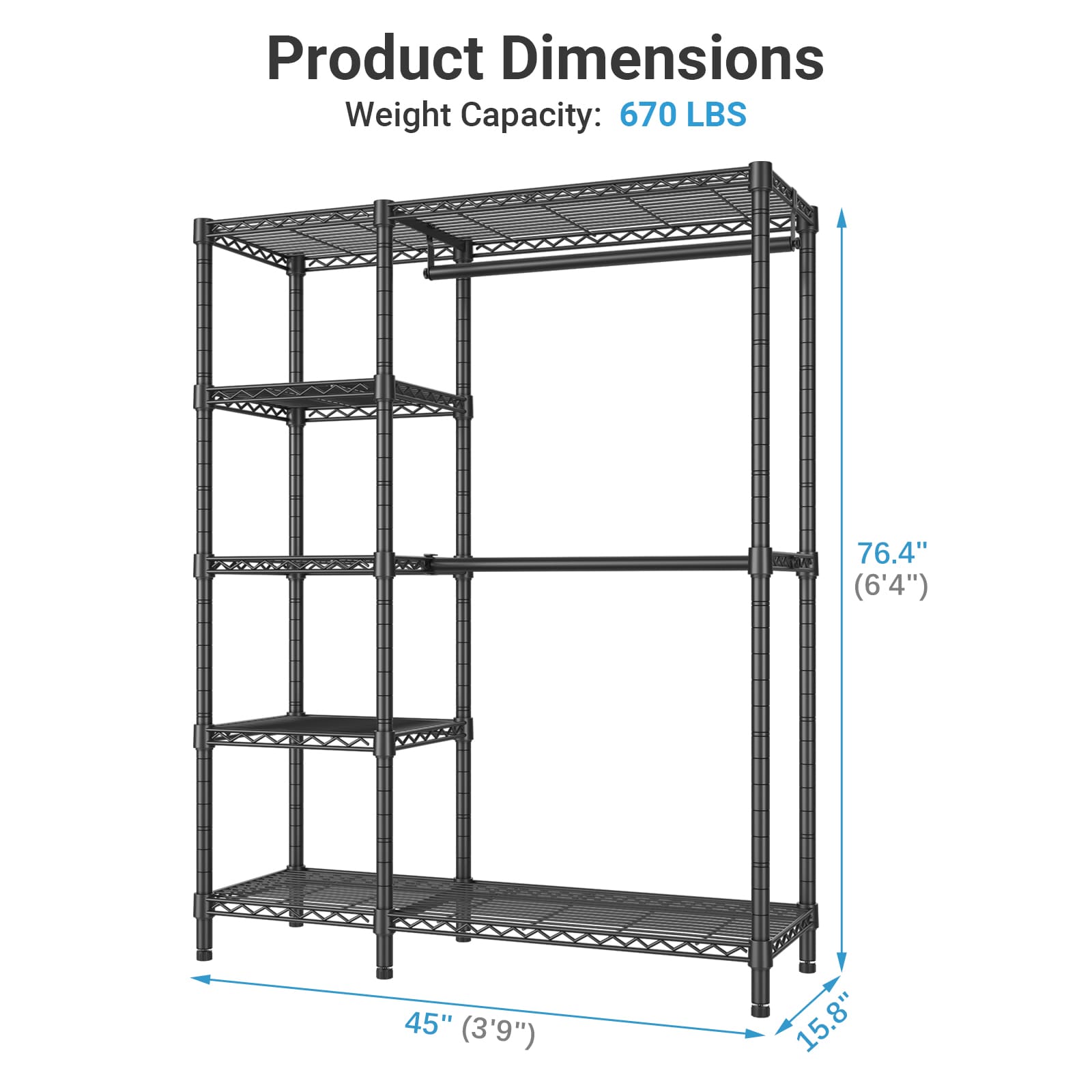 VIPEK V7 Clothes Rack