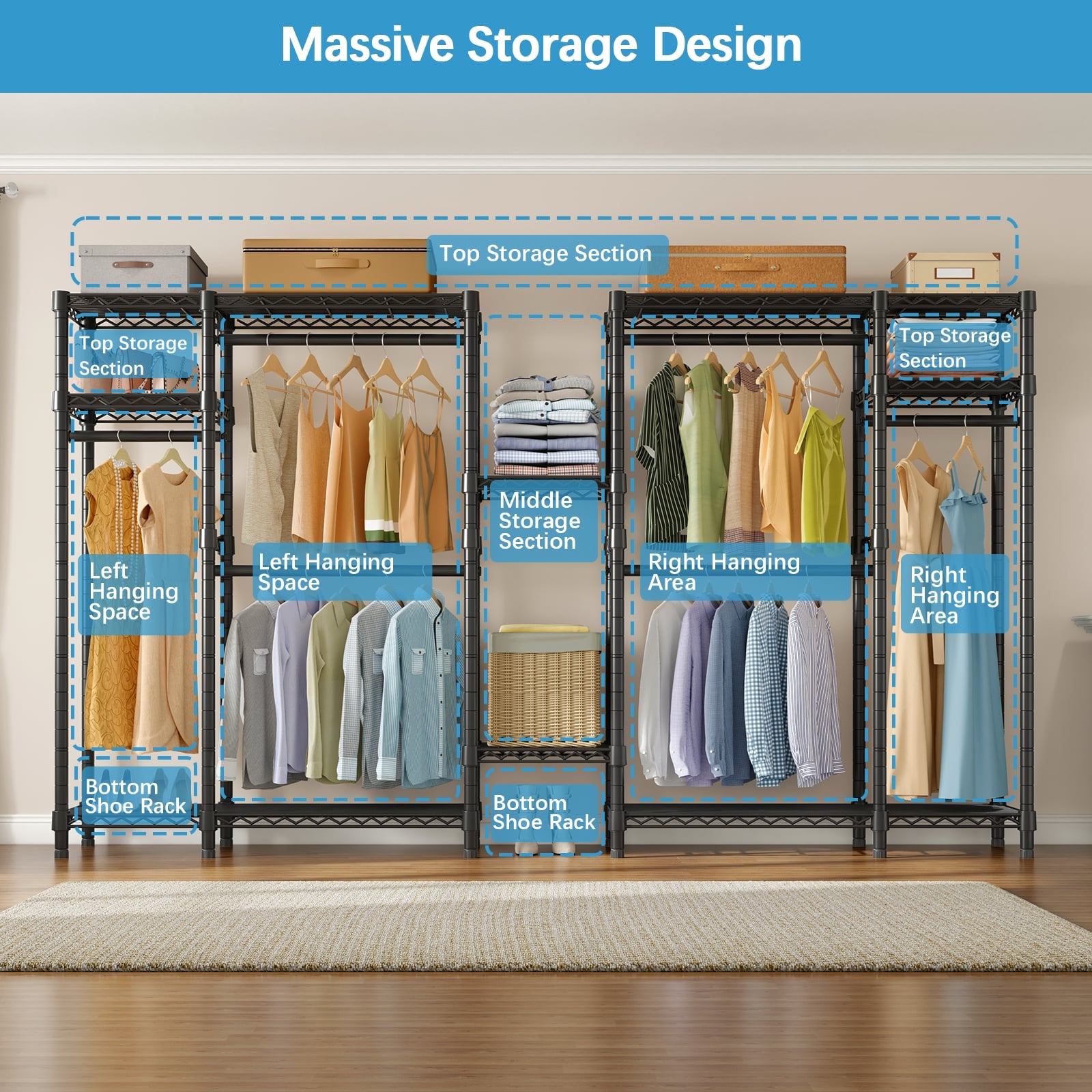 VIPEK V22S Garment Rack