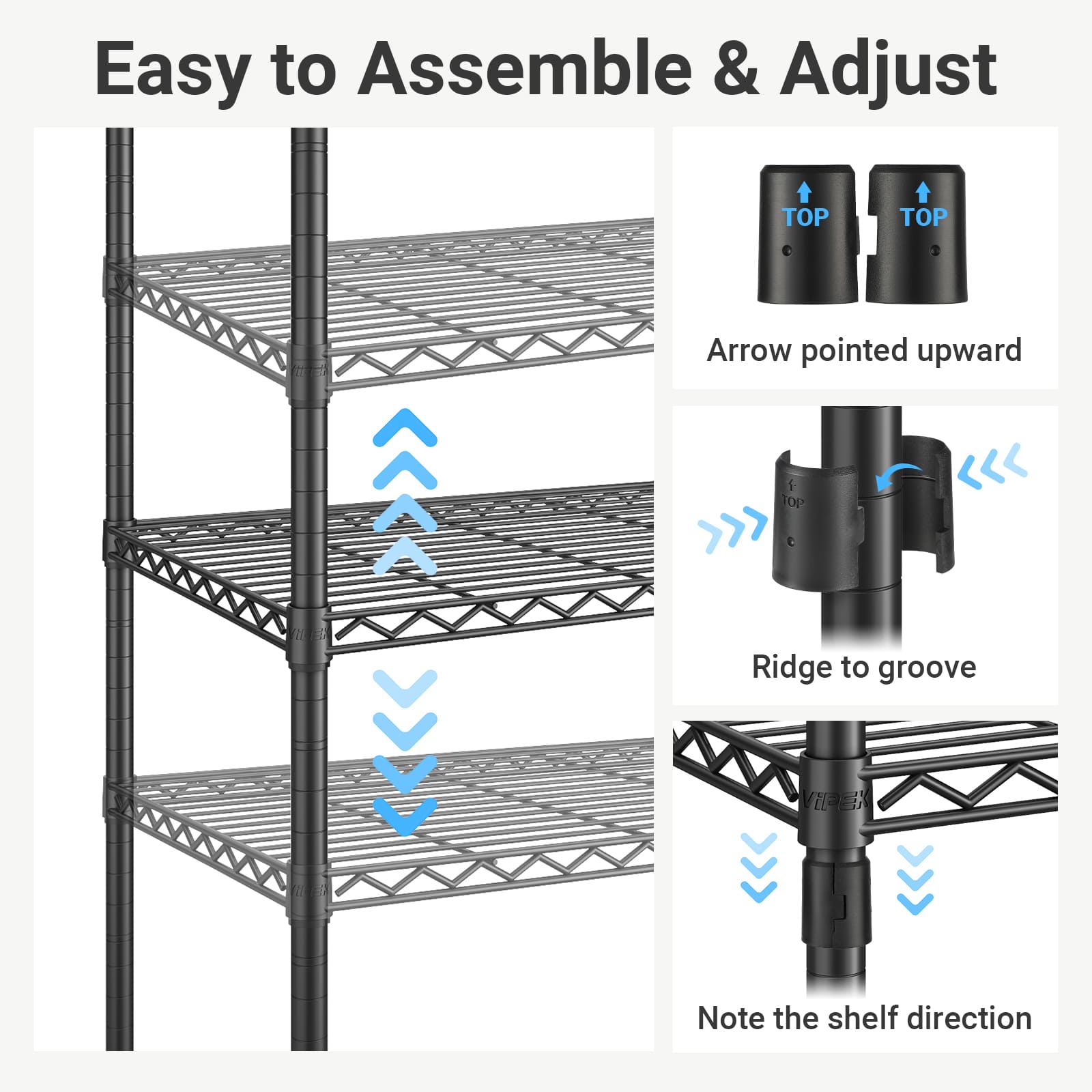 VIPEK R2C Rolling Clothes Rack