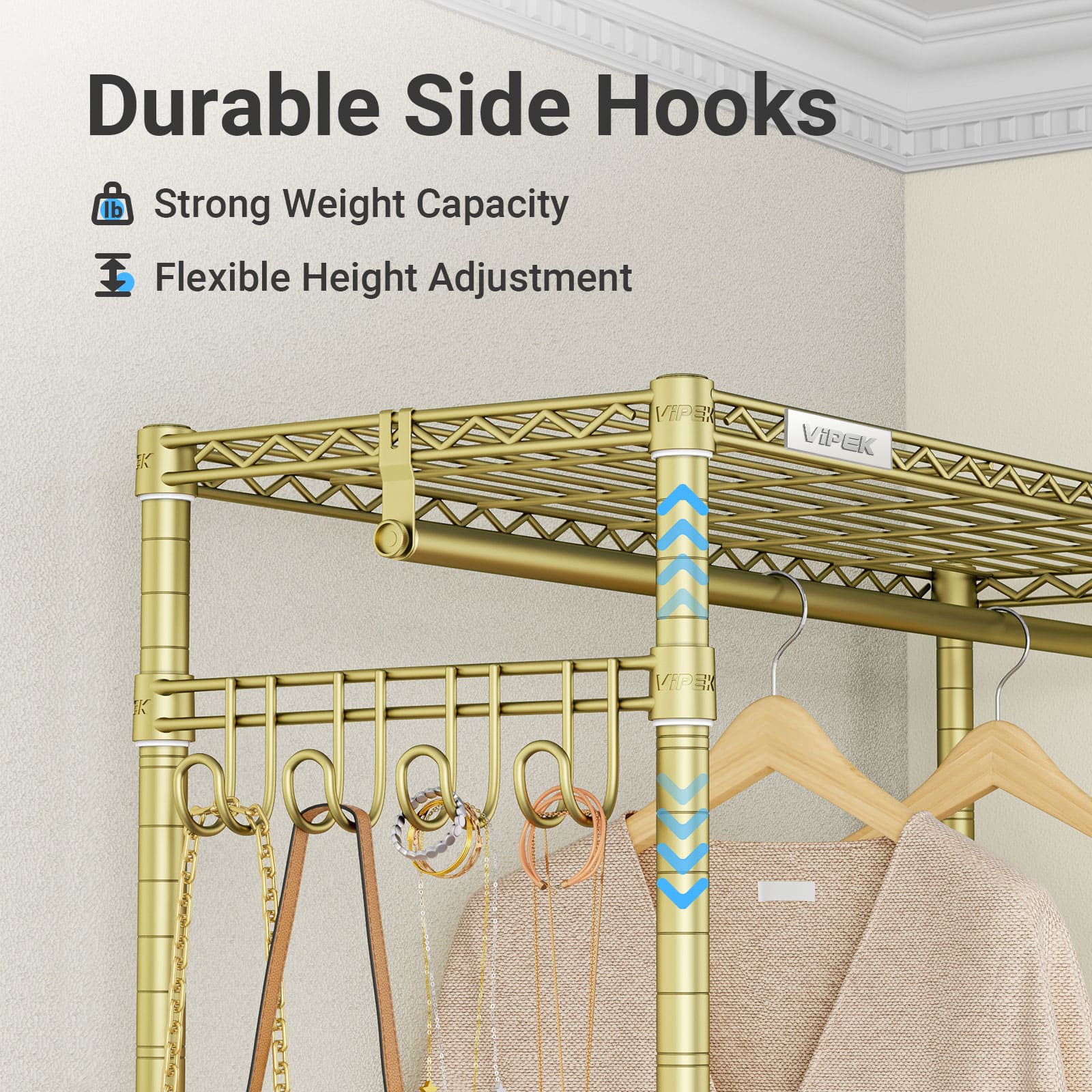 VIPEK R2 Rolling Clothes Rack
