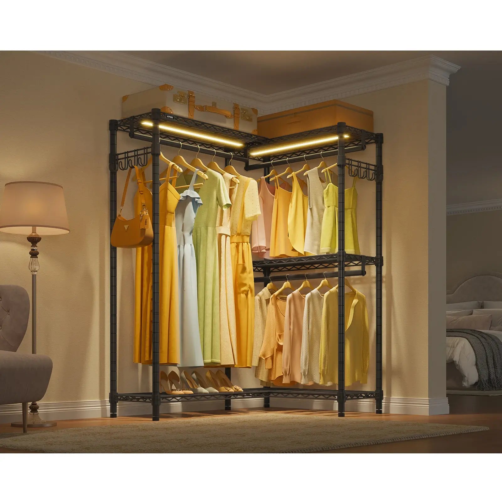 VIPEK L4L Clothes Rack, Black
