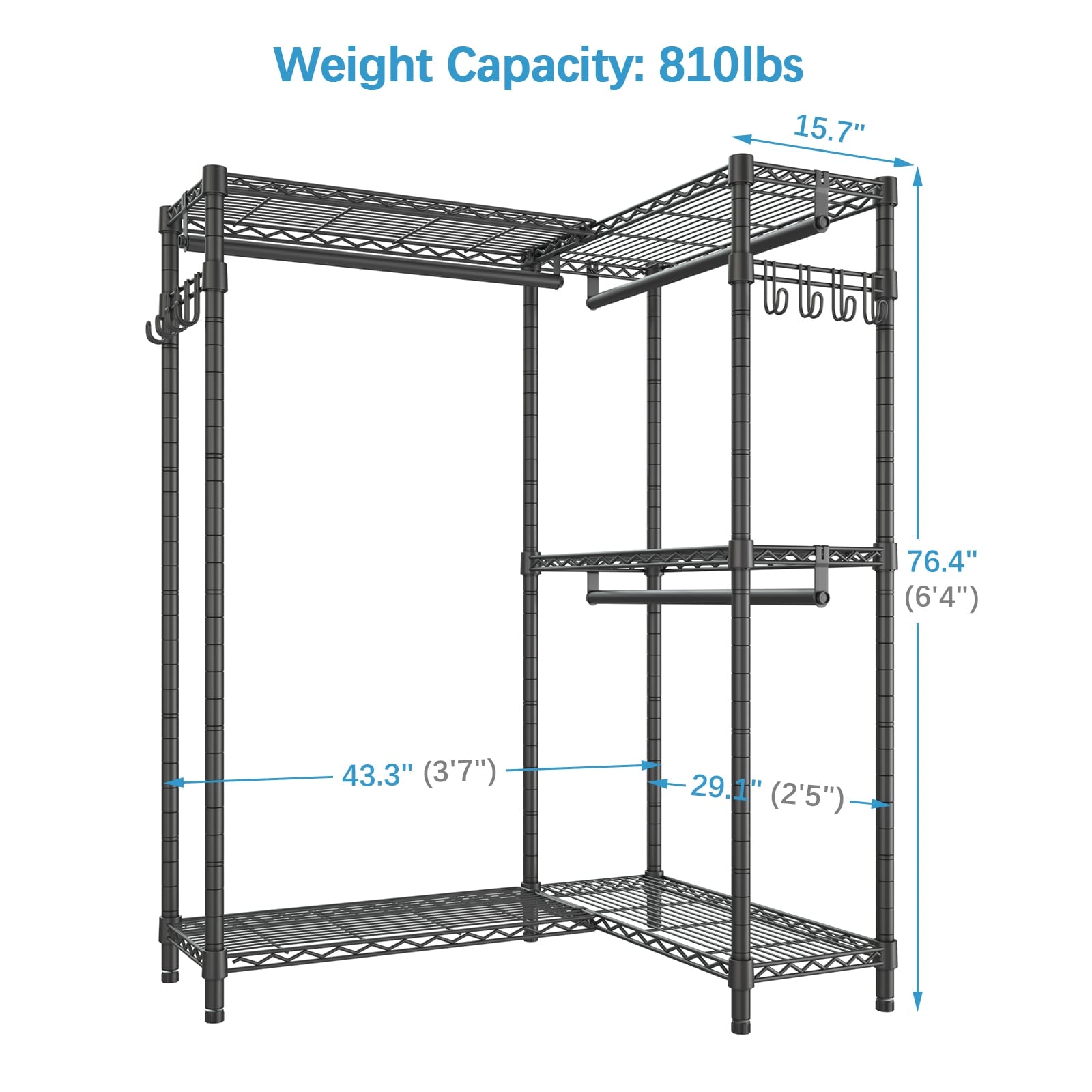 VIPEK L4S Garment Rack