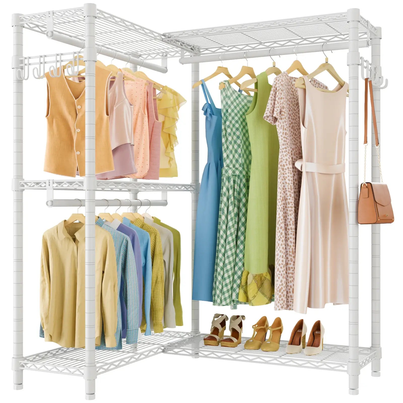 VIPEK L4 Clothes Rack, White