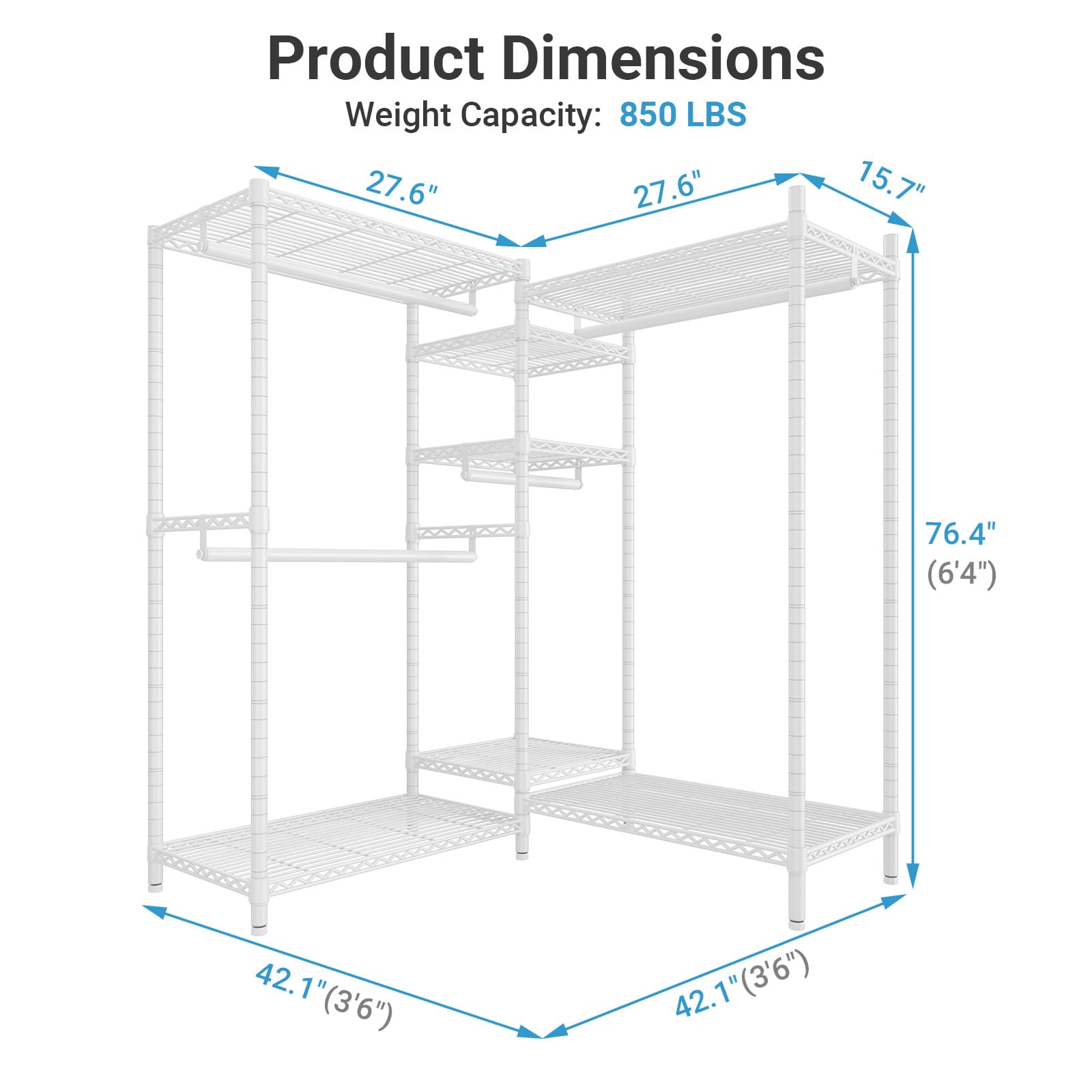 VIPEK L6 Clothes Rack