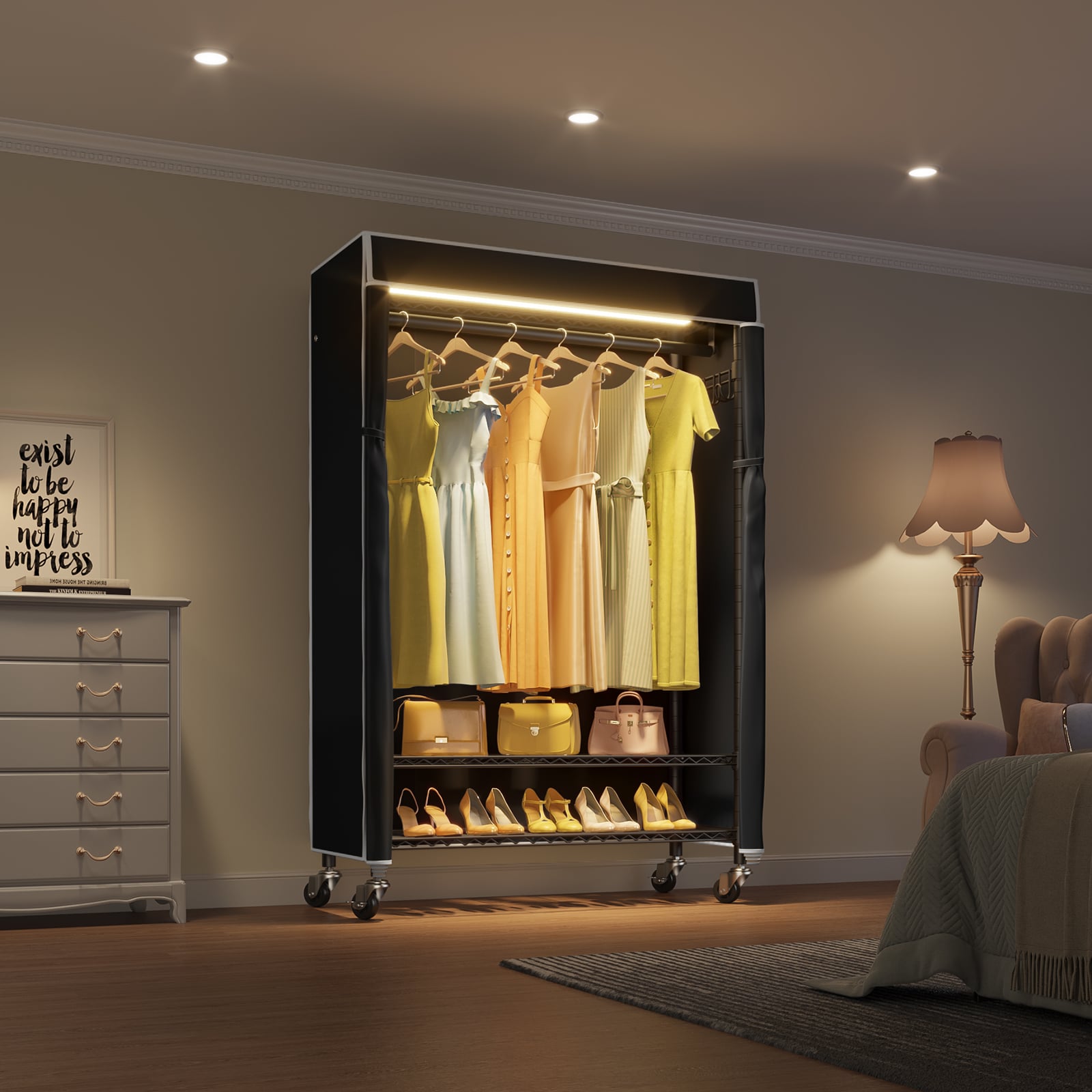 VIPEK R1LC Rolling Garment Rack