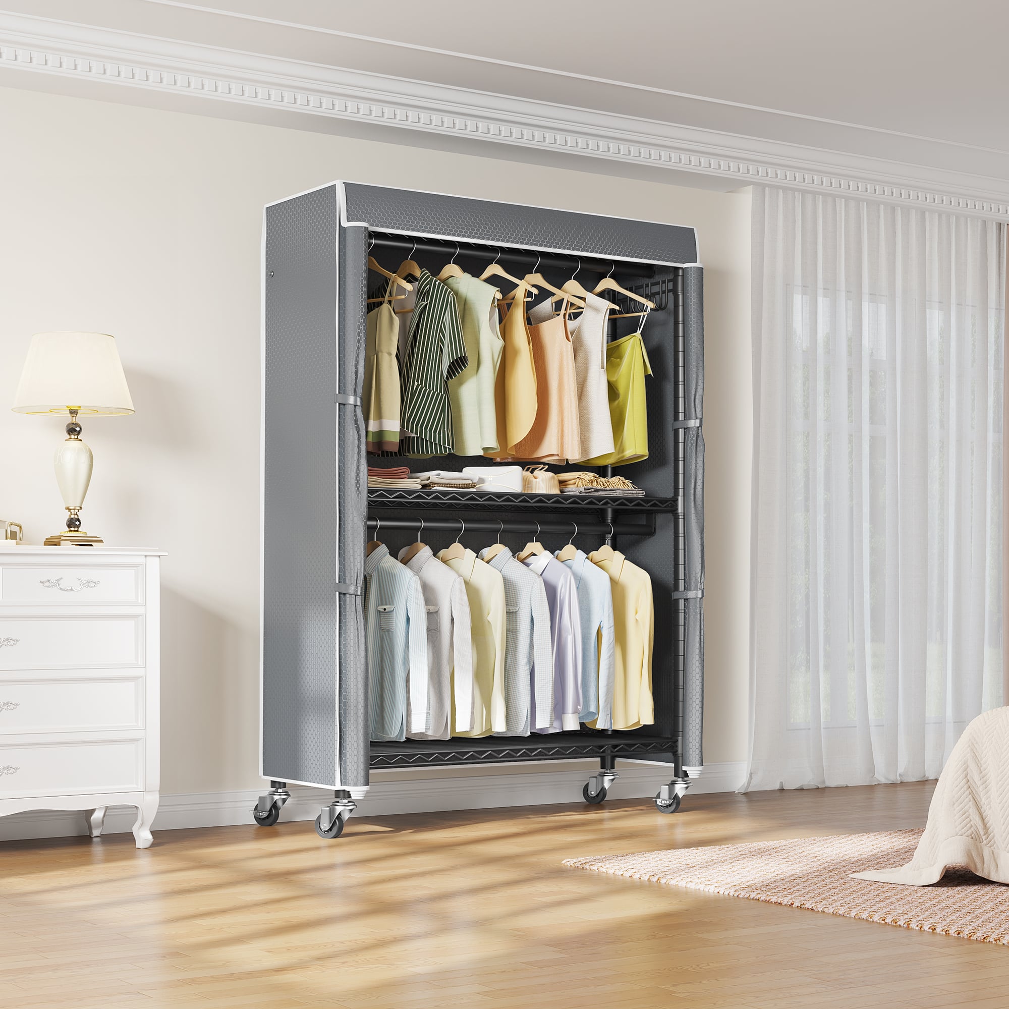 VIPEK R2C Plus Rolling Garment Rack