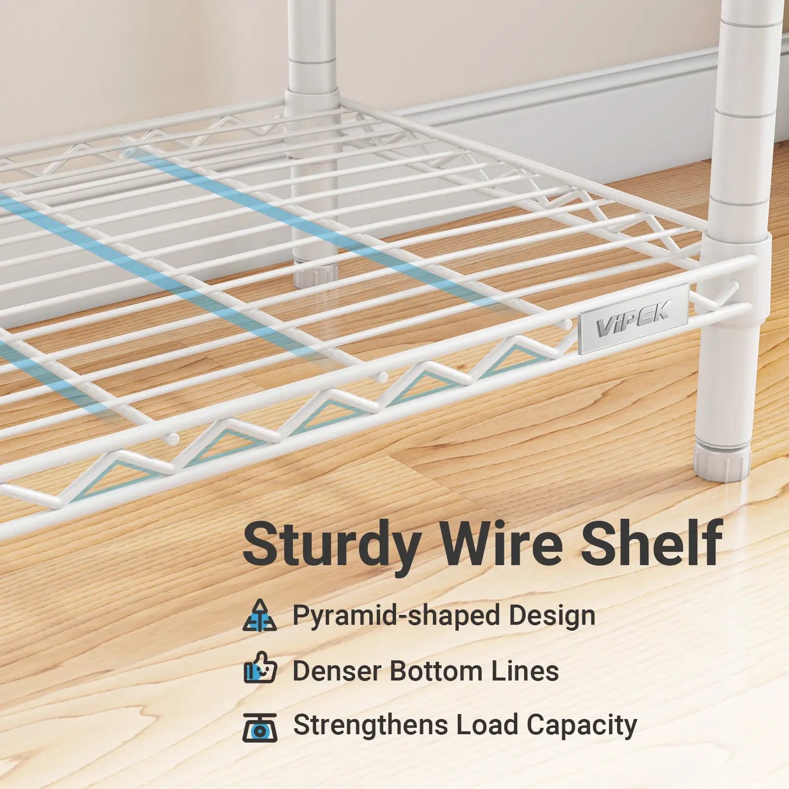 VIPEK S1 Shoe Rack, White