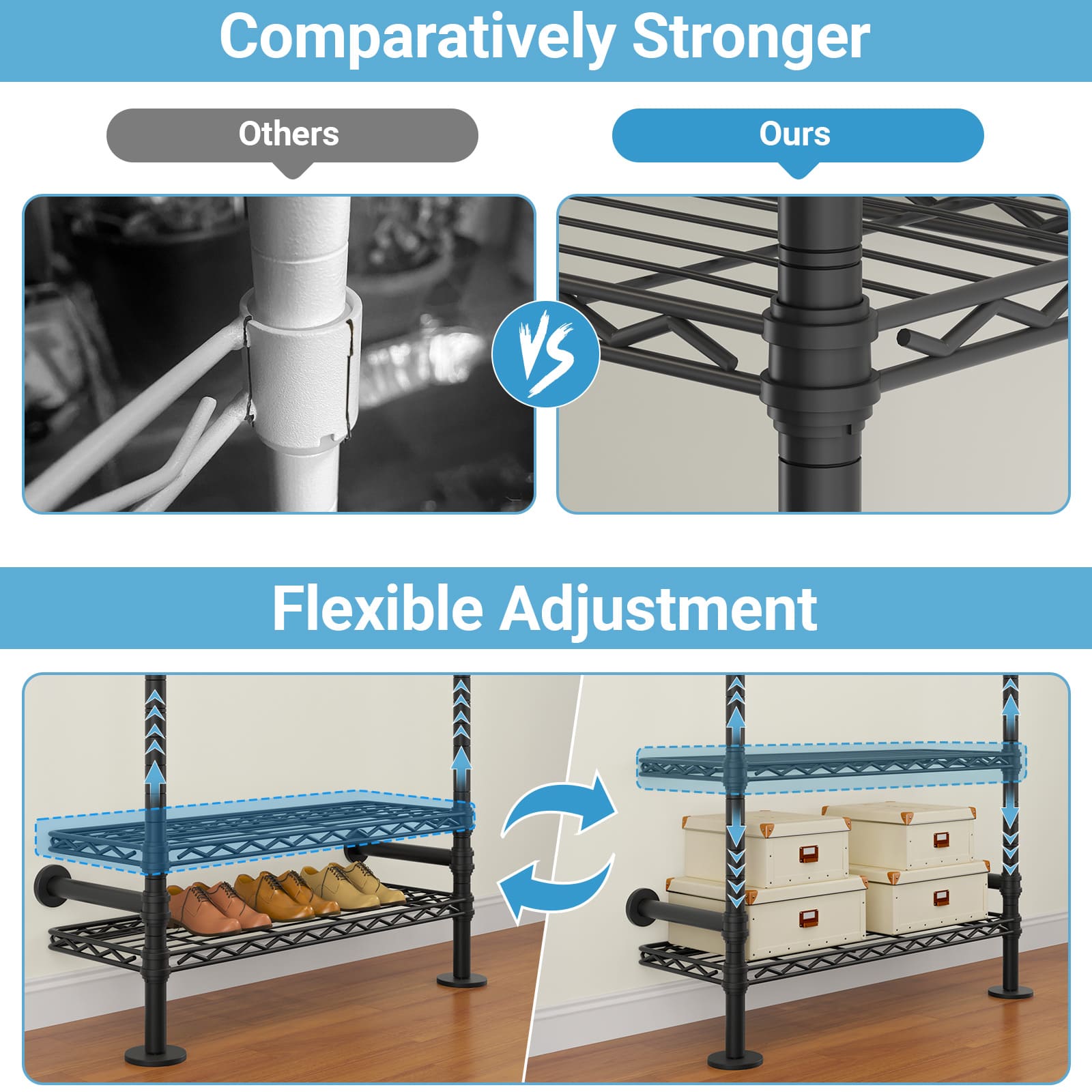 Timate L4 Wall Mounted Expandable Clothes Rack