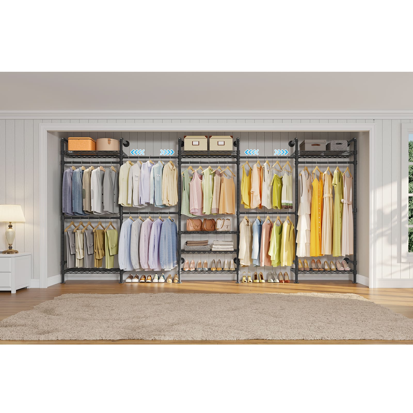Timate F5 Wall Mounted Expandable Clothes Rack