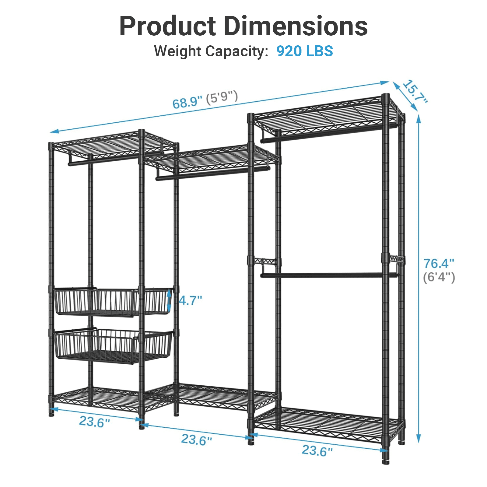 VIPEK V10 Clothes Rack