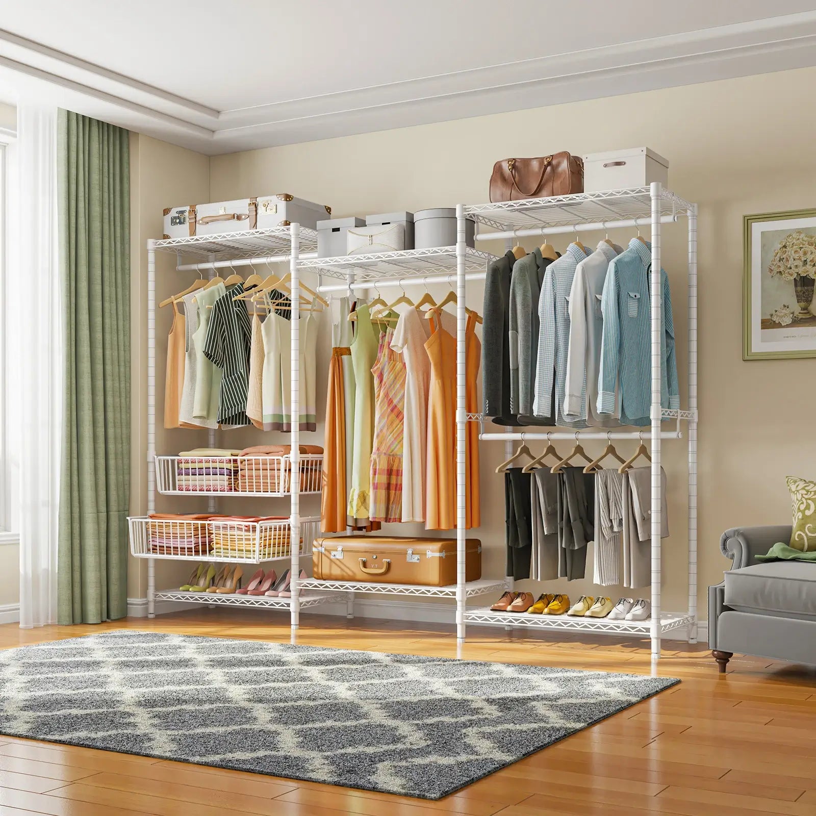 VIPEK V10 Clothes Rack, White