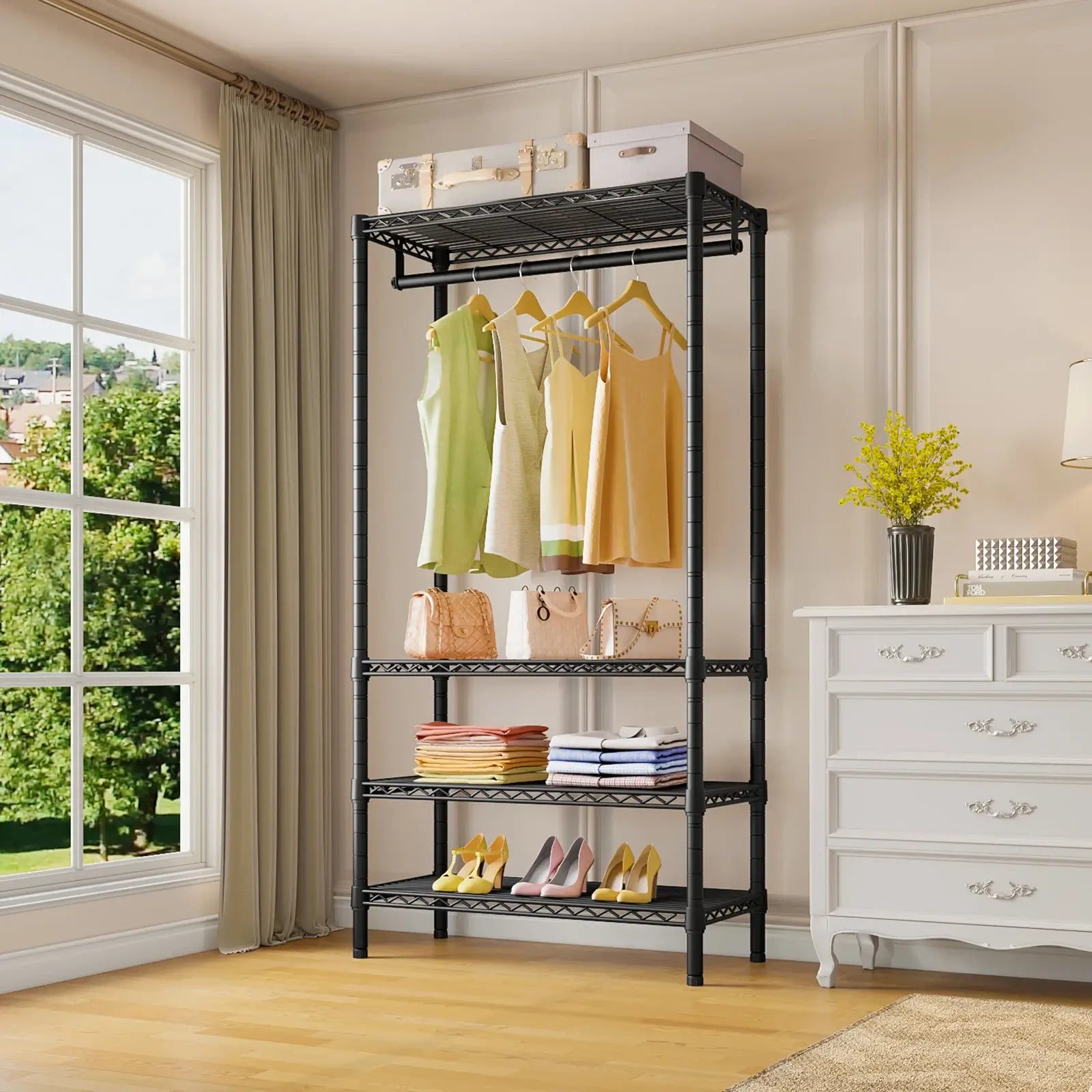 VIPEK V1 Medium Clothes Rack, Black