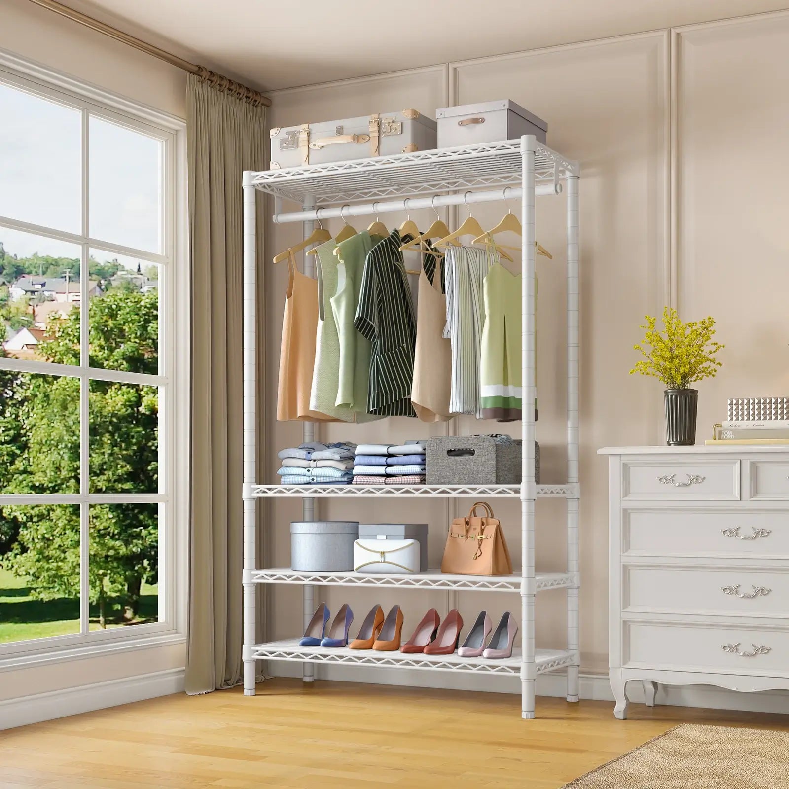 VIPEK V1 Clothes Rack, White