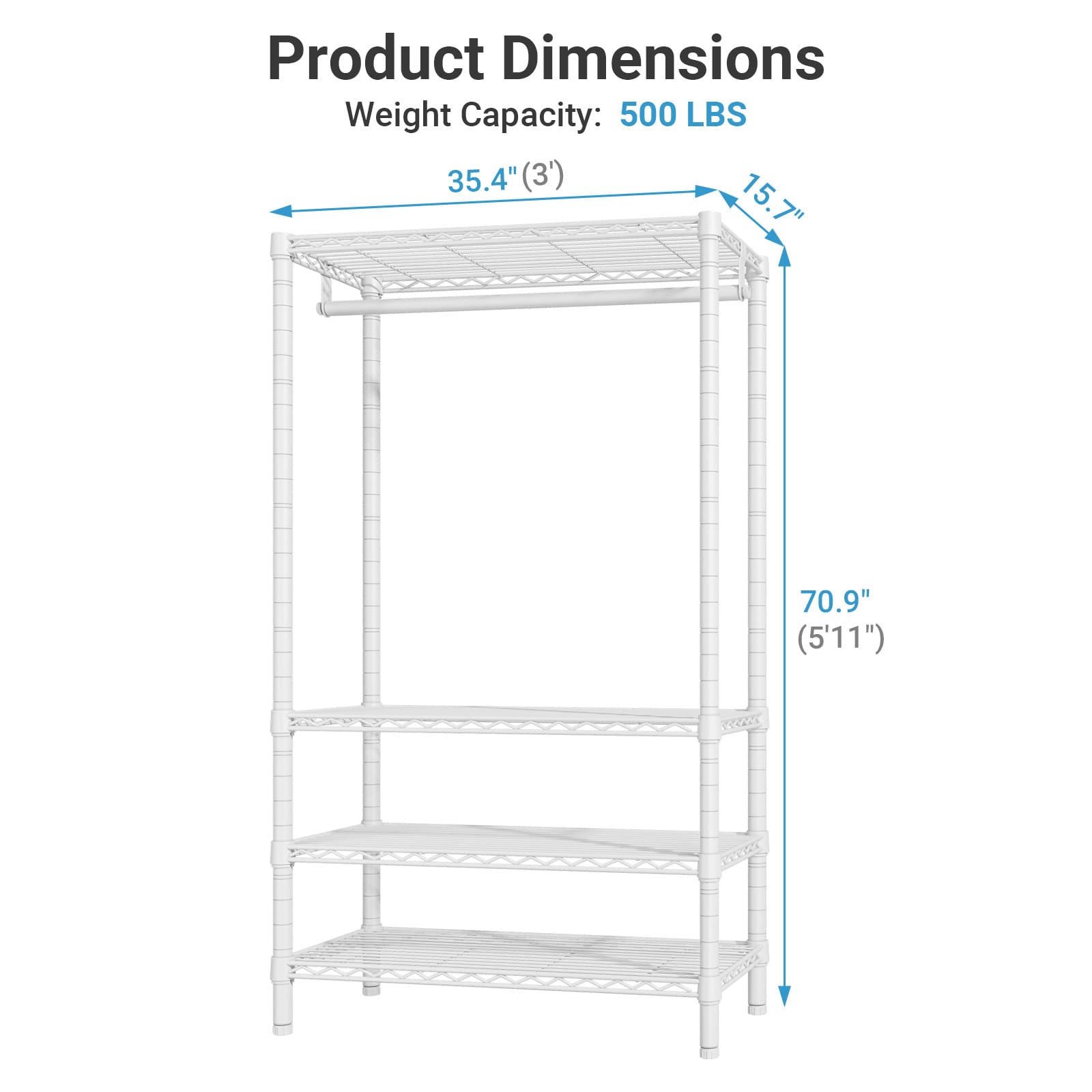 VIPEK V1 Clothes Rack