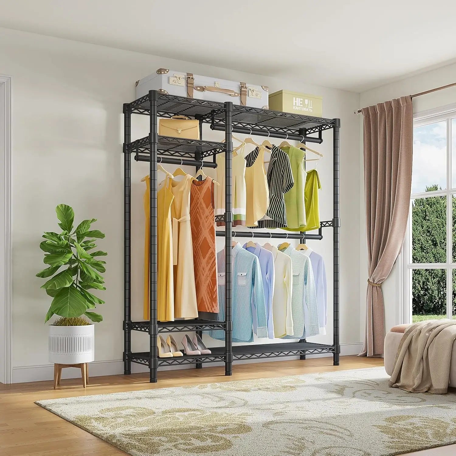 Clothes Rack Sale Sturdy Clothes Rack - Maximize Your Closet Space with Durable Garment ...