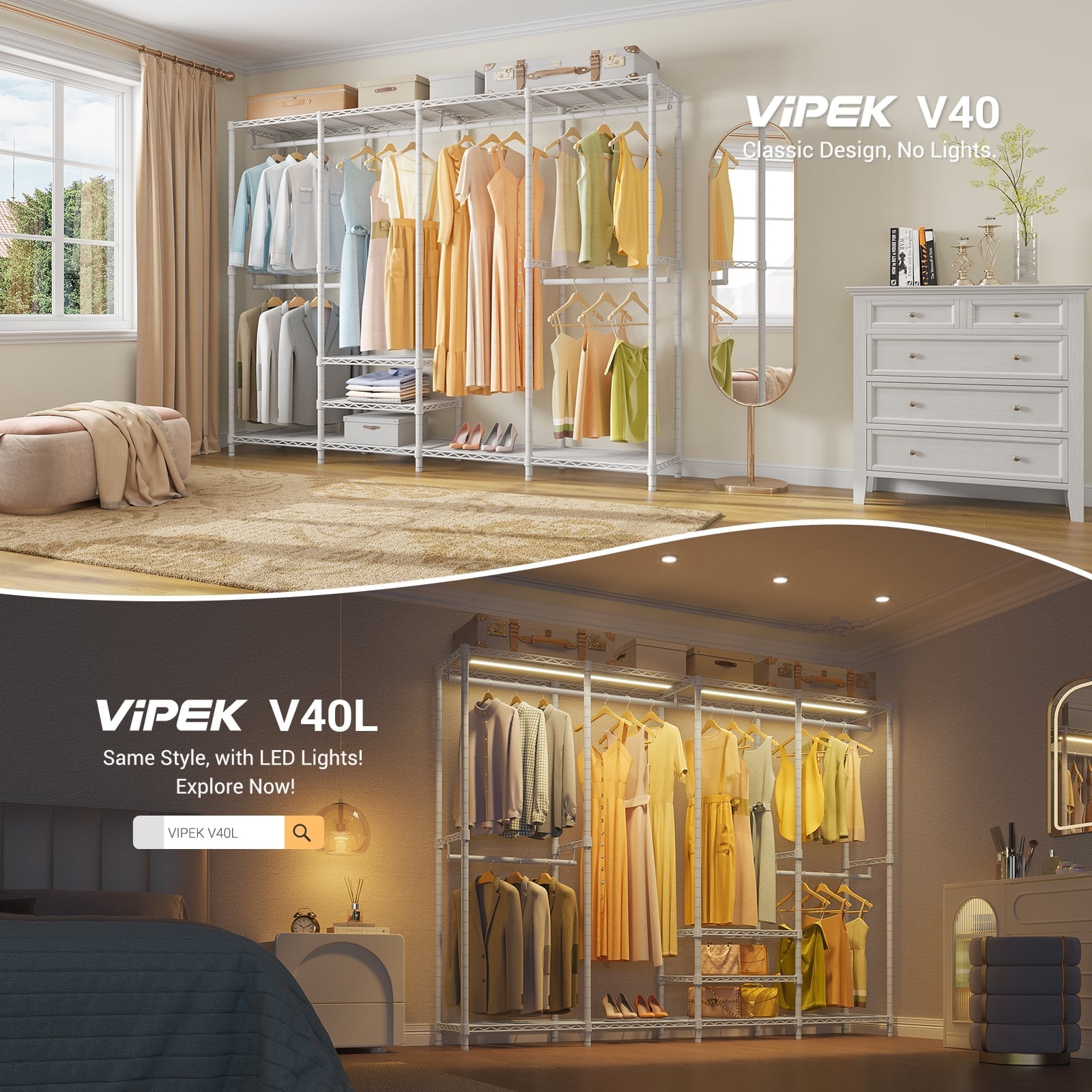 VIPEK V40 Garment Rack