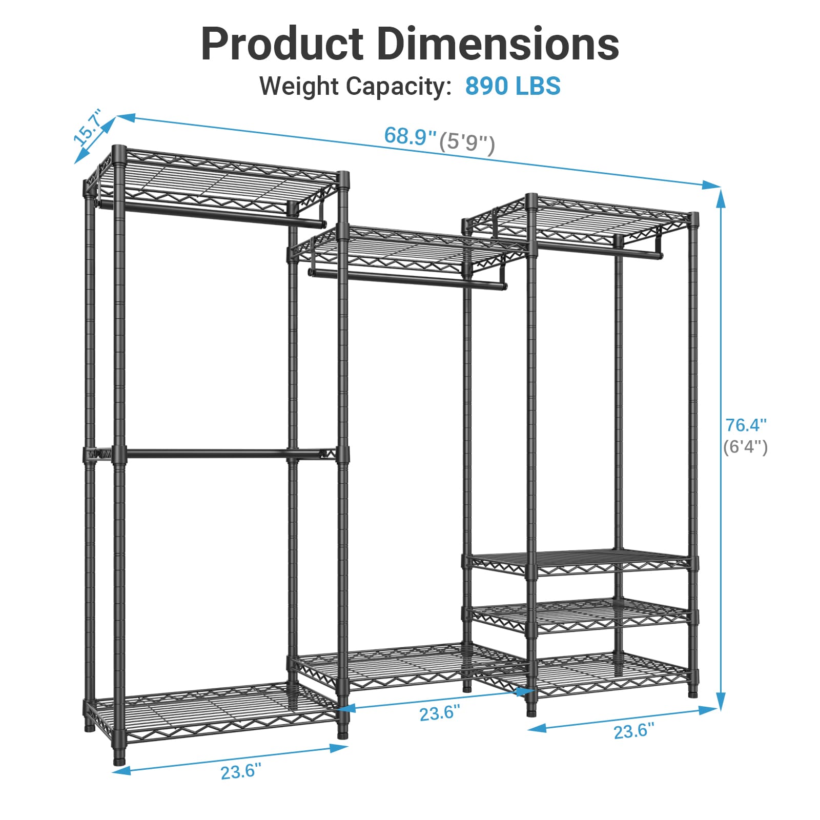 VIPEK V5 Clothes Rack