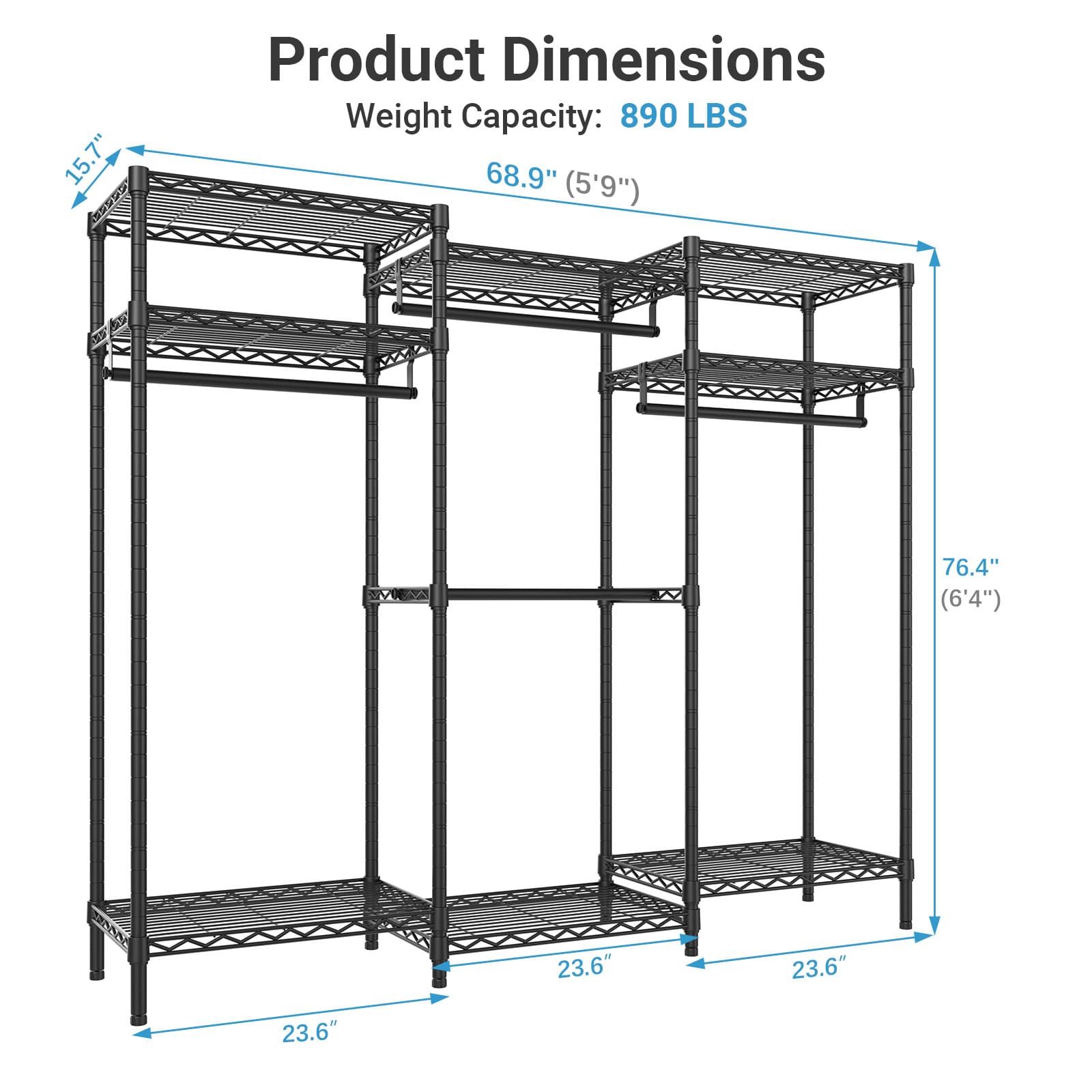 VIPEK V5i Clothes Rack