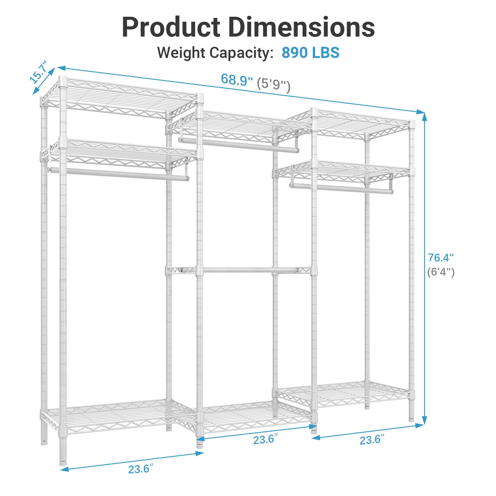 VIPEK V5i Clothes Rack