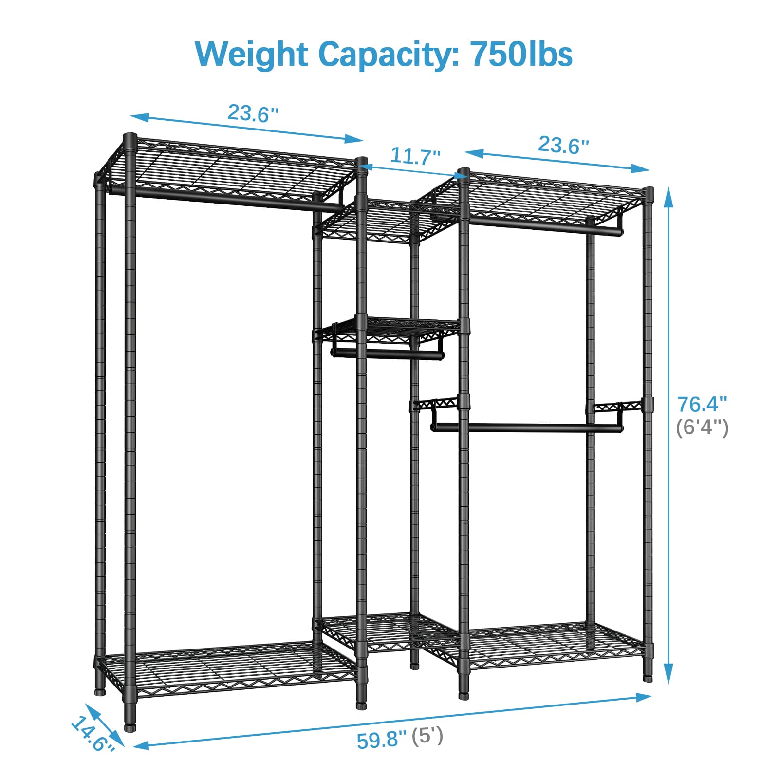 VIPEK Classic V6 Clothes Rack